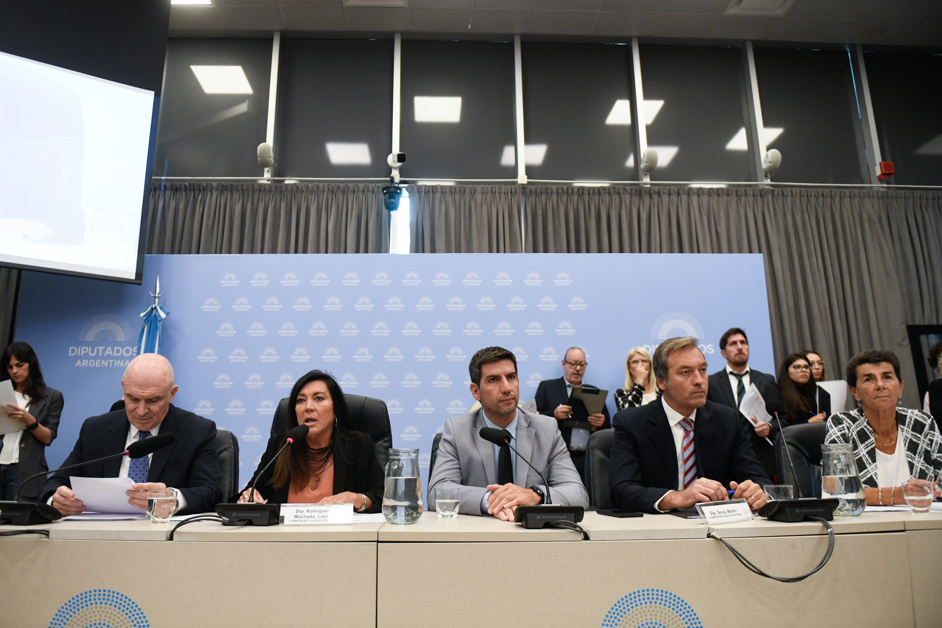 Reunión conjunta de las comisiones de Legislación Penal; Familia, Niñez y Juventudes; Justicia; y Presupuesto y Hacienda 