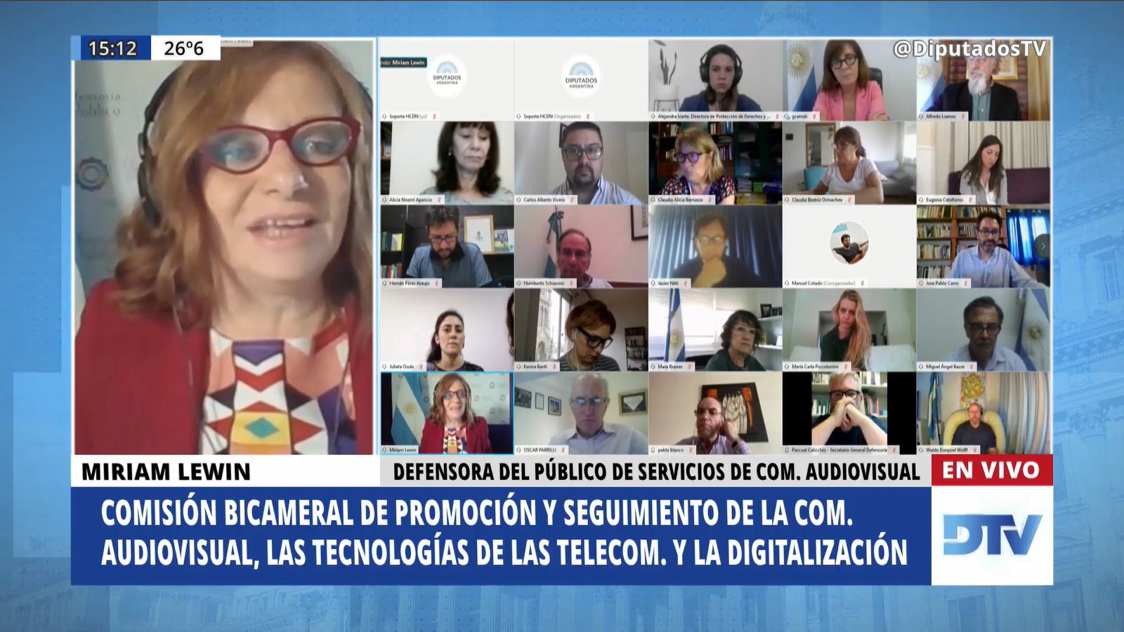 SE REUNIÓ LA COMISIÓN BICAMERAL DE PROMOCIÓN Y SEGUIMIENTO DE LA COMUNICACIÓN AUDIOVISUAL, LAS TECNOLOGÍAS DE LAS TELECOMUNICACIONES Y LA DIGITALIZACIÓN; Y LA COMISIÓN DE PETICIONES, PODERES Y REGLAMENTO