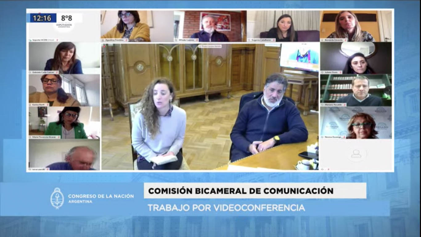 SE REUNIERON LA COMISIÓN BICAMERAL DE PROMOCIÓN Y SEGUIMIENTO DE LA COMUNICACIÓN AUDIOVISUAL, LAS TECNOLOGÍAS DE LAS TELECOMUNICACIONES Y LA DIGITALIZACIÓN; Y LA DE TURISMO