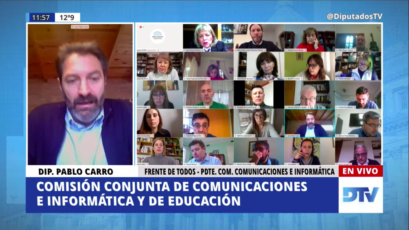SE REUNIERON LAS COMISIONES DE LIBERTAD DE EXPRESIÓN; DE COMUNICACIONES E INFORMÁTICA; Y DE EDUCACIÓN