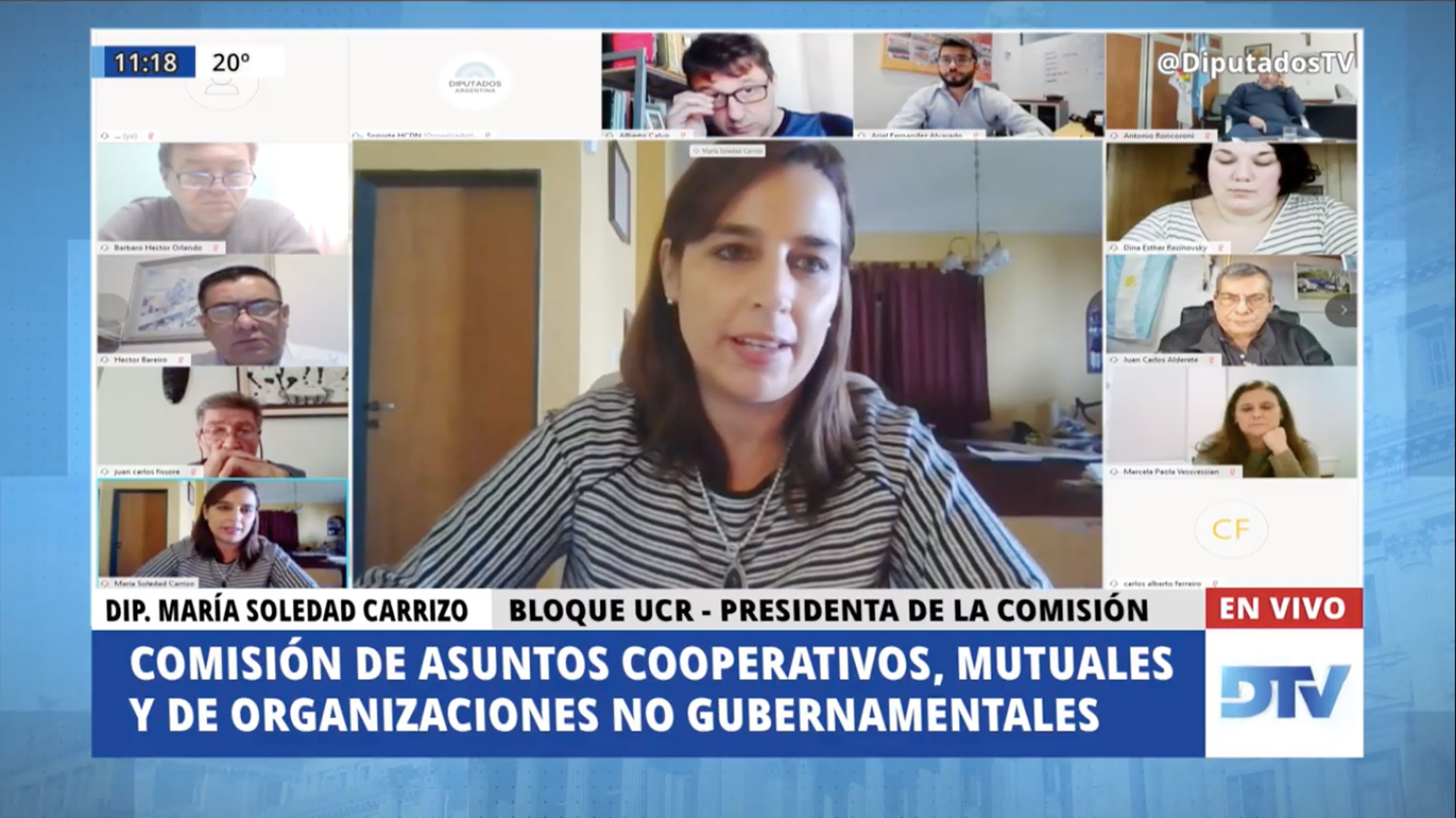 SE REUNIERON LAS COMISIONES DE ASUNTOS COOPERATIVOS, MUTUALES Y DE ORGANIZACIONES NO GUBERNAMENTALES; Y LA DE PRESUPUESTO Y HACIENDA