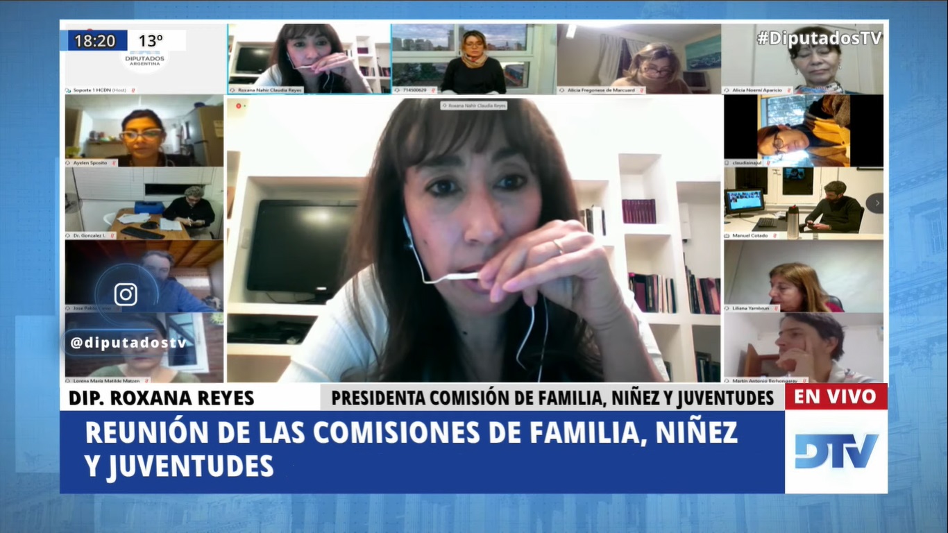 SE REUNIERON LAS COMISIONES BICAMERAL PERMANENTE DEFENSOR DE LOS DERECHOS DE NIÑAS, NIÑOS Y ADOLESCENTES; Y LA DE FAMILIA, NIÑEZ Y JUVENTUDES