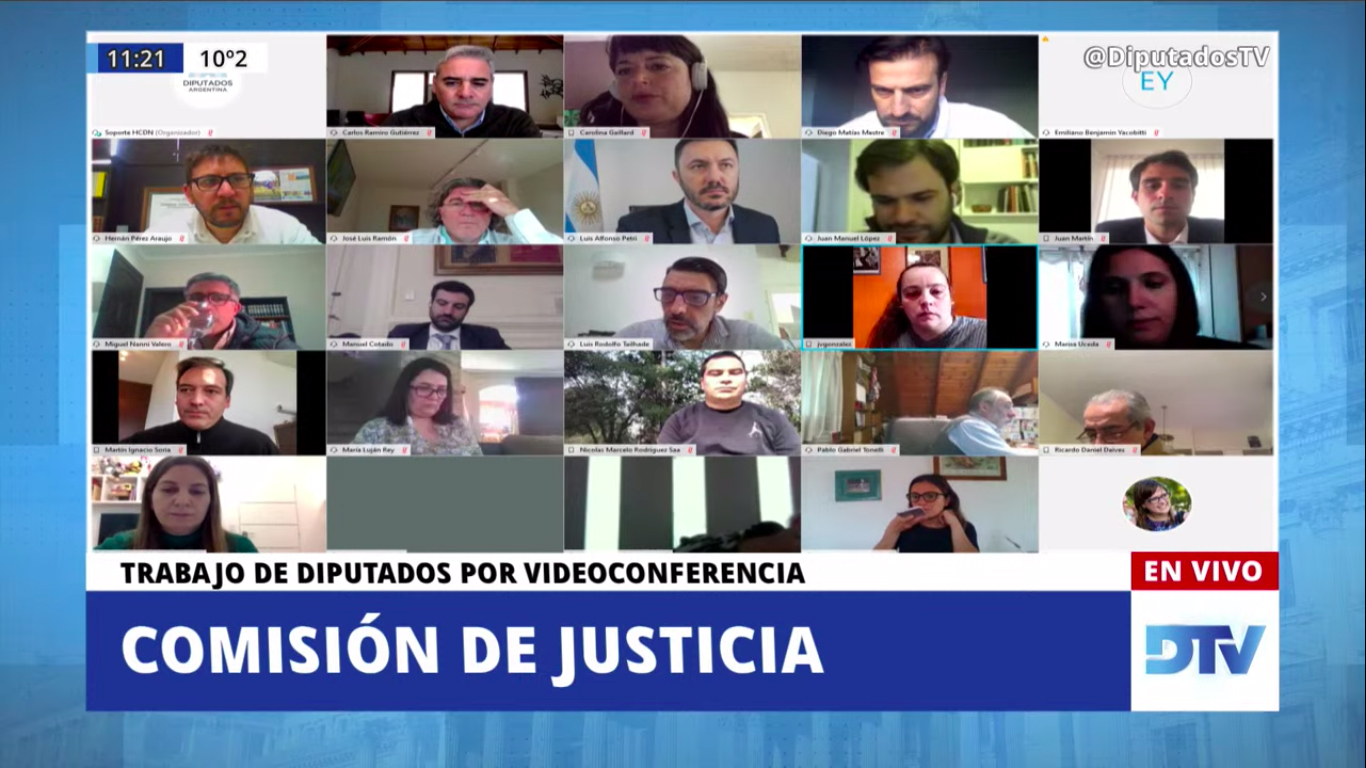 SE REUNIÓ LA COMISIÓN DE JUSTICIA