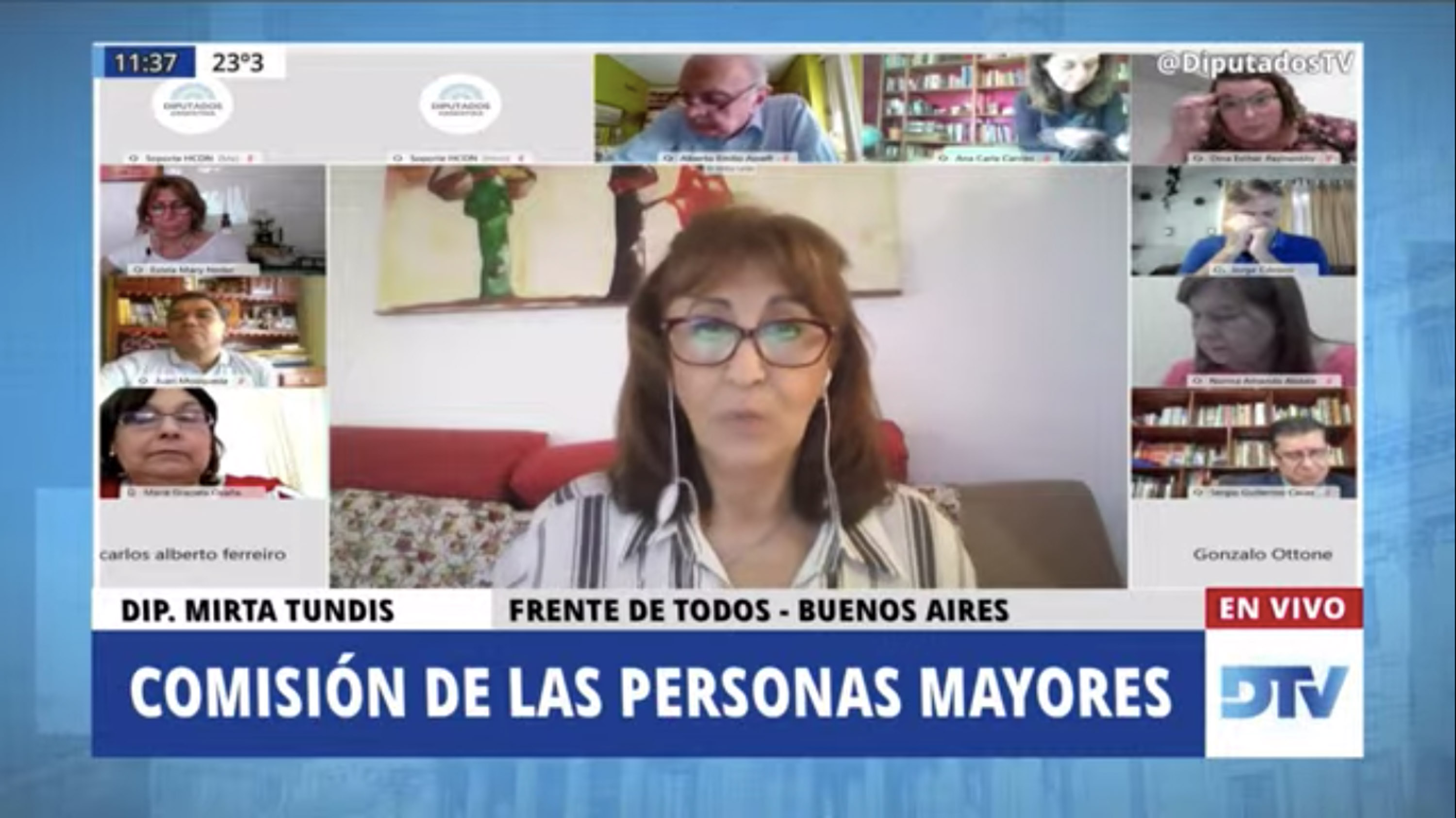 SE REUNIÓ LA COMISIÓN DE LAS PERSONAS MAYORES
