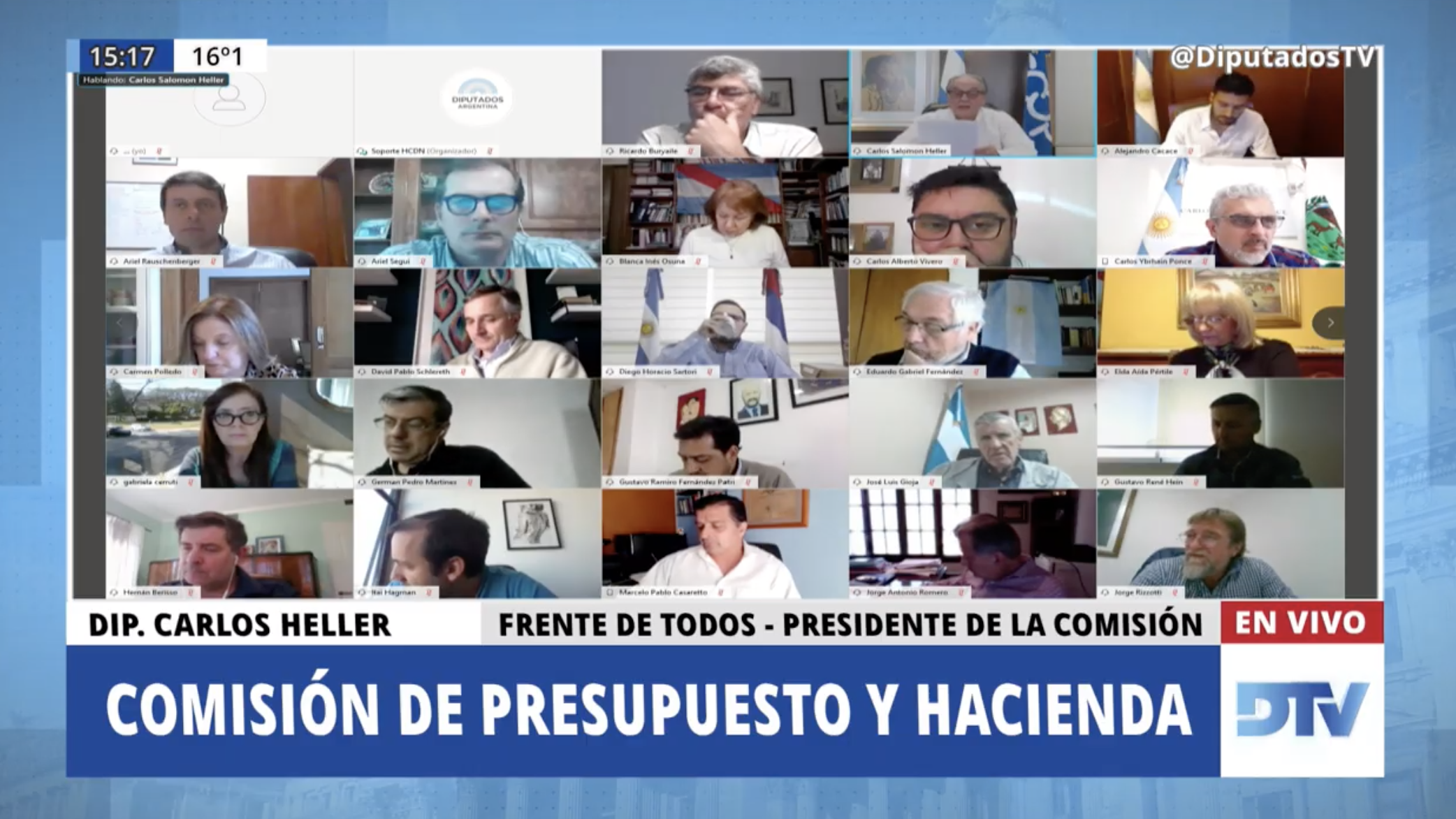 SE REUNIÓ LA COMISIÓN DE PRESUPUESTO Y HACIENDA