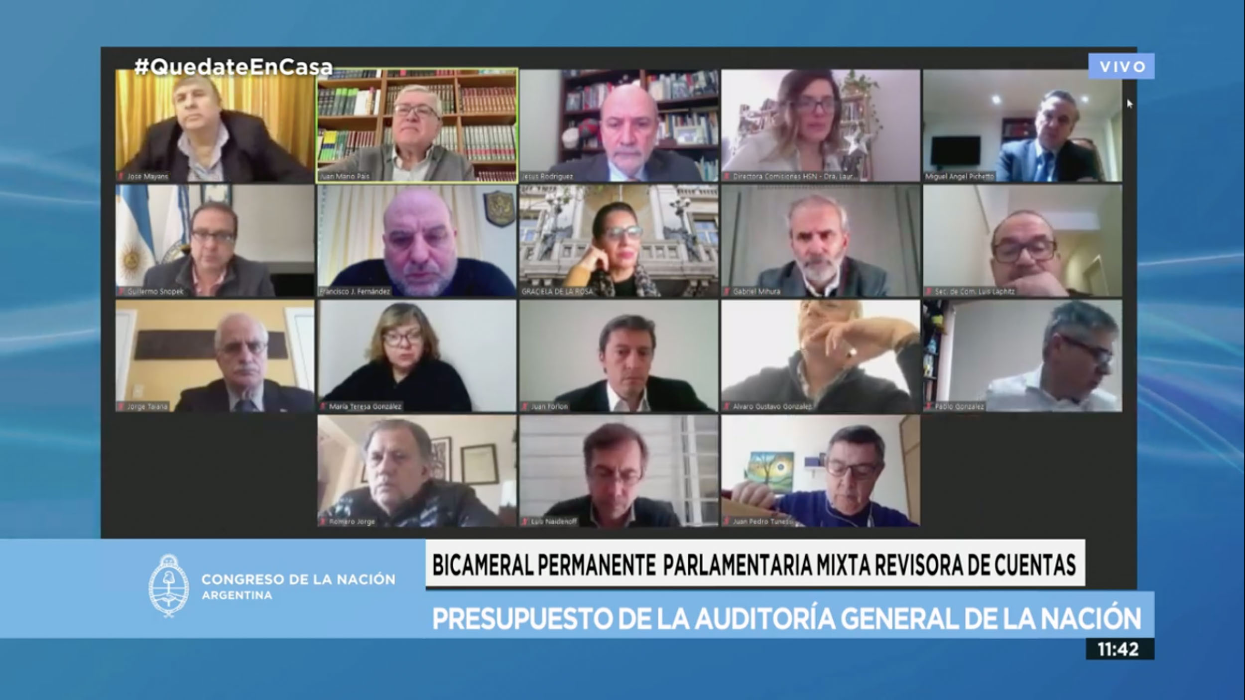 SE REUNIERON LAS COMISIONES PARLAMENTARIA MIXTA REVISORA DE CUENTAS; Y LA DE AGRICULTURA Y GANADERÍA