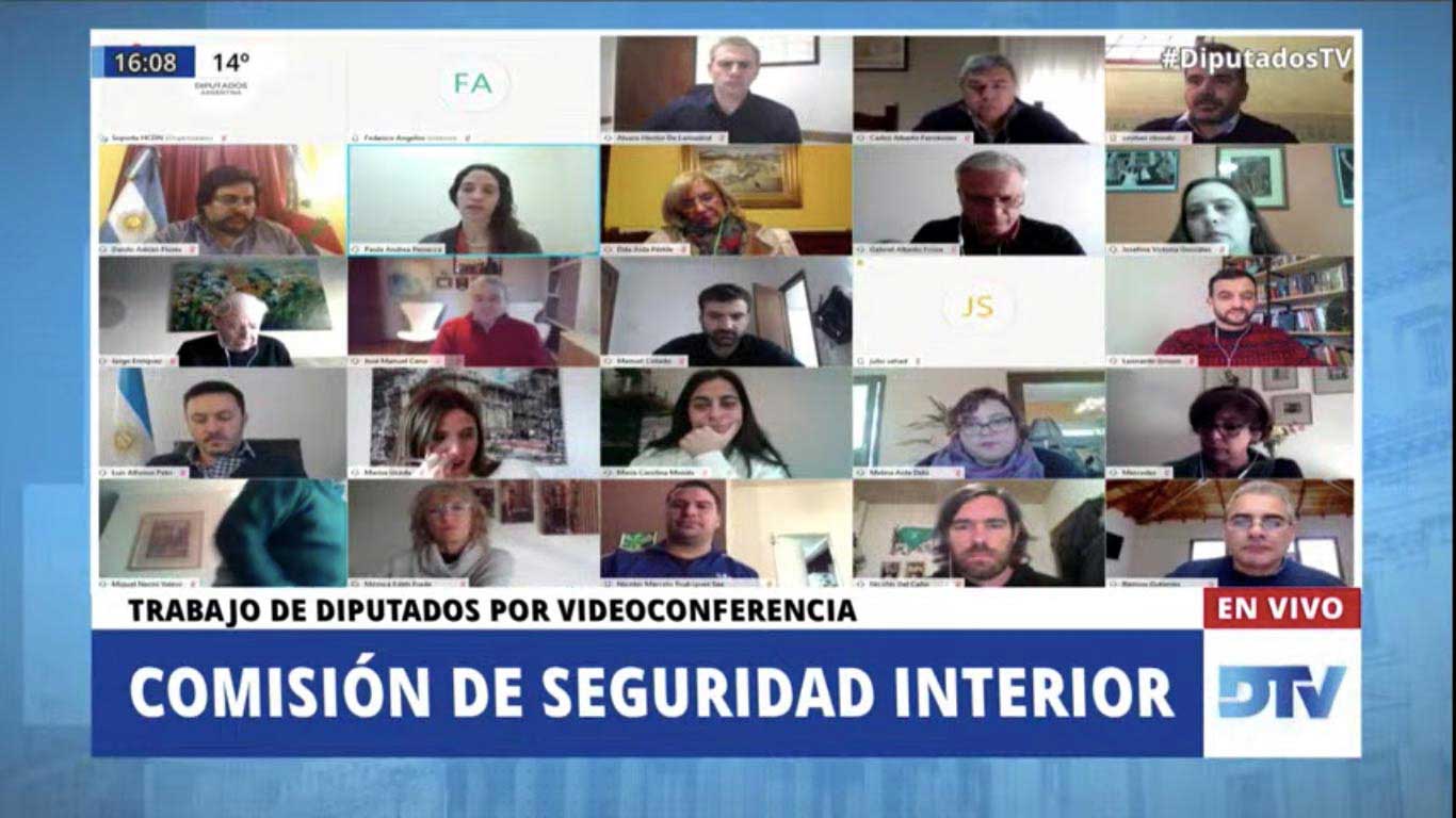SE REUNIERON LAS COMISIONES DE SEGURIDAD INTERIOR Y DE LIBERTAD DE EXPRESIÓN