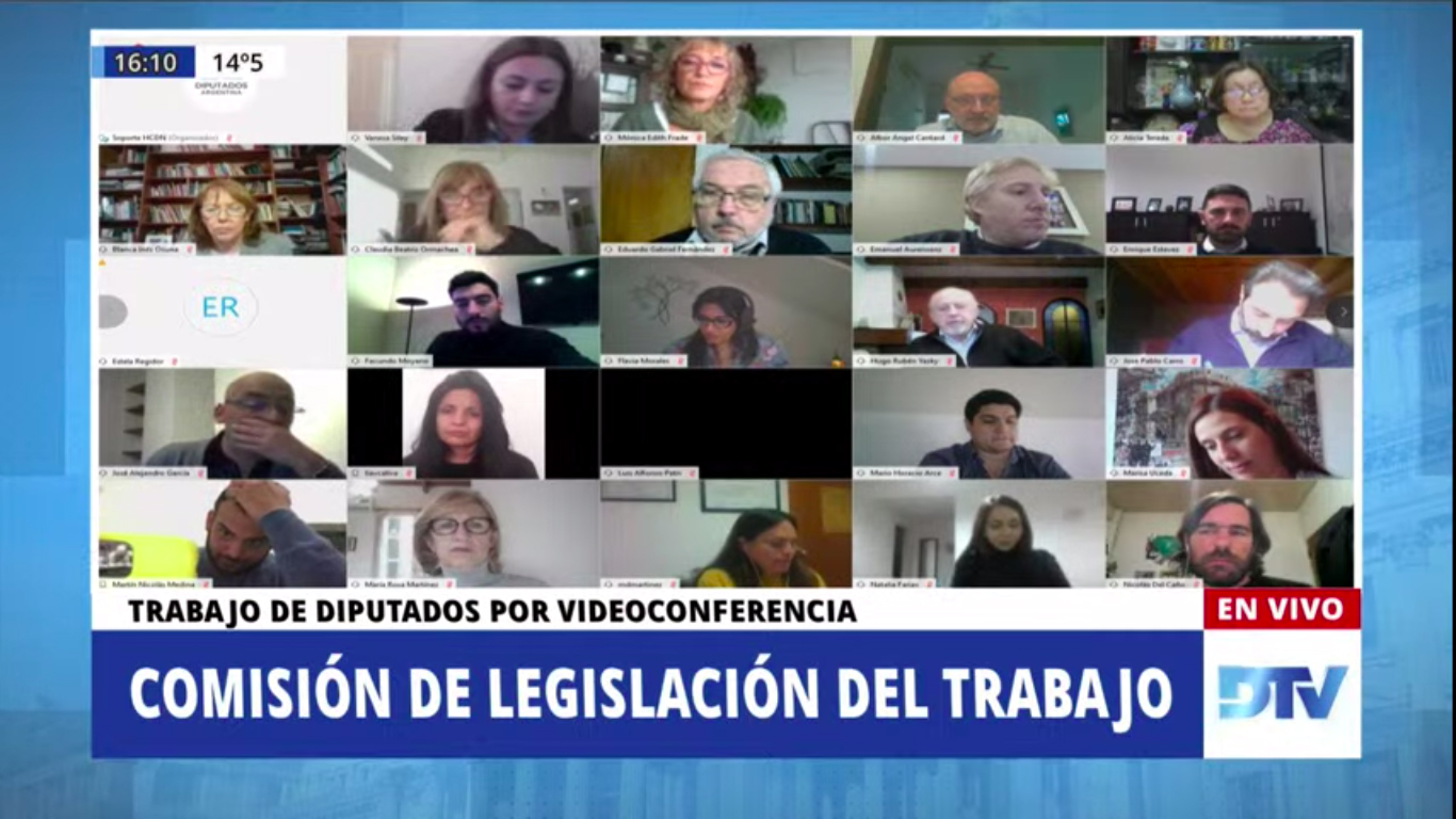 SE REUNIERON LAS COMISIONES DE LEGISLACIÓN DEL TRABAJO; Y DE ACCIÓN SOCIAL Y SALUD PÚBLICA