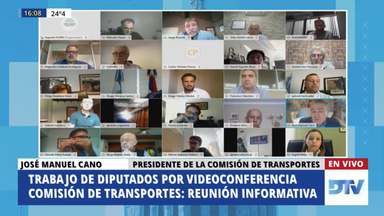 SE REUNIERON EN FORMA REMOTA LAS COMISIONES DE COMUNICACIONES E INFORMÁTICA, DE PRESUPUESTO Y HACIENDA; DE TRANSPORTES; Y DE EDUCACIÓN