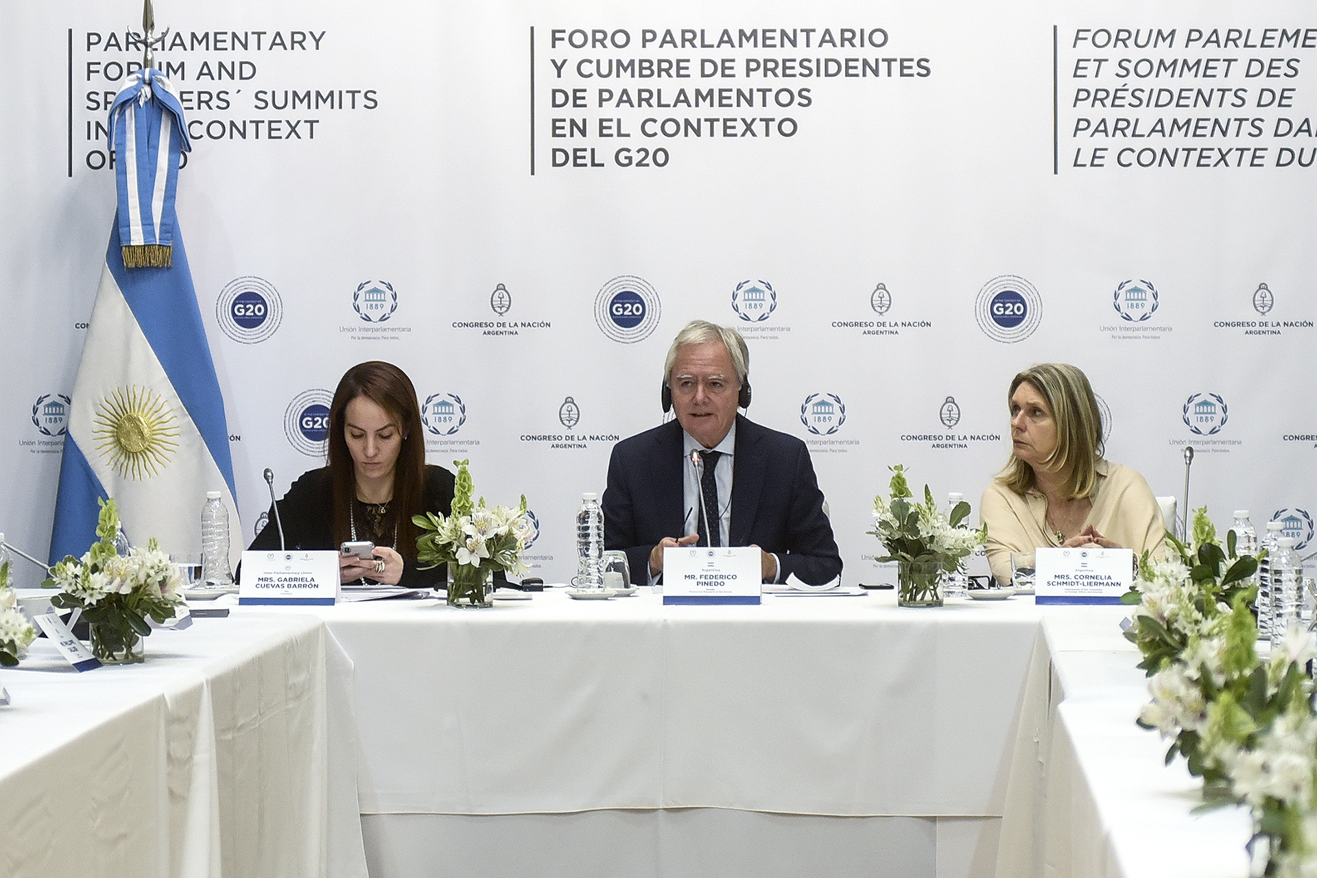 Galeria de imagenes de la noticia DEBATE EN TORNO AL ROL DEL PARLAMENTO EN LA ARQUITECTURA DEL G20