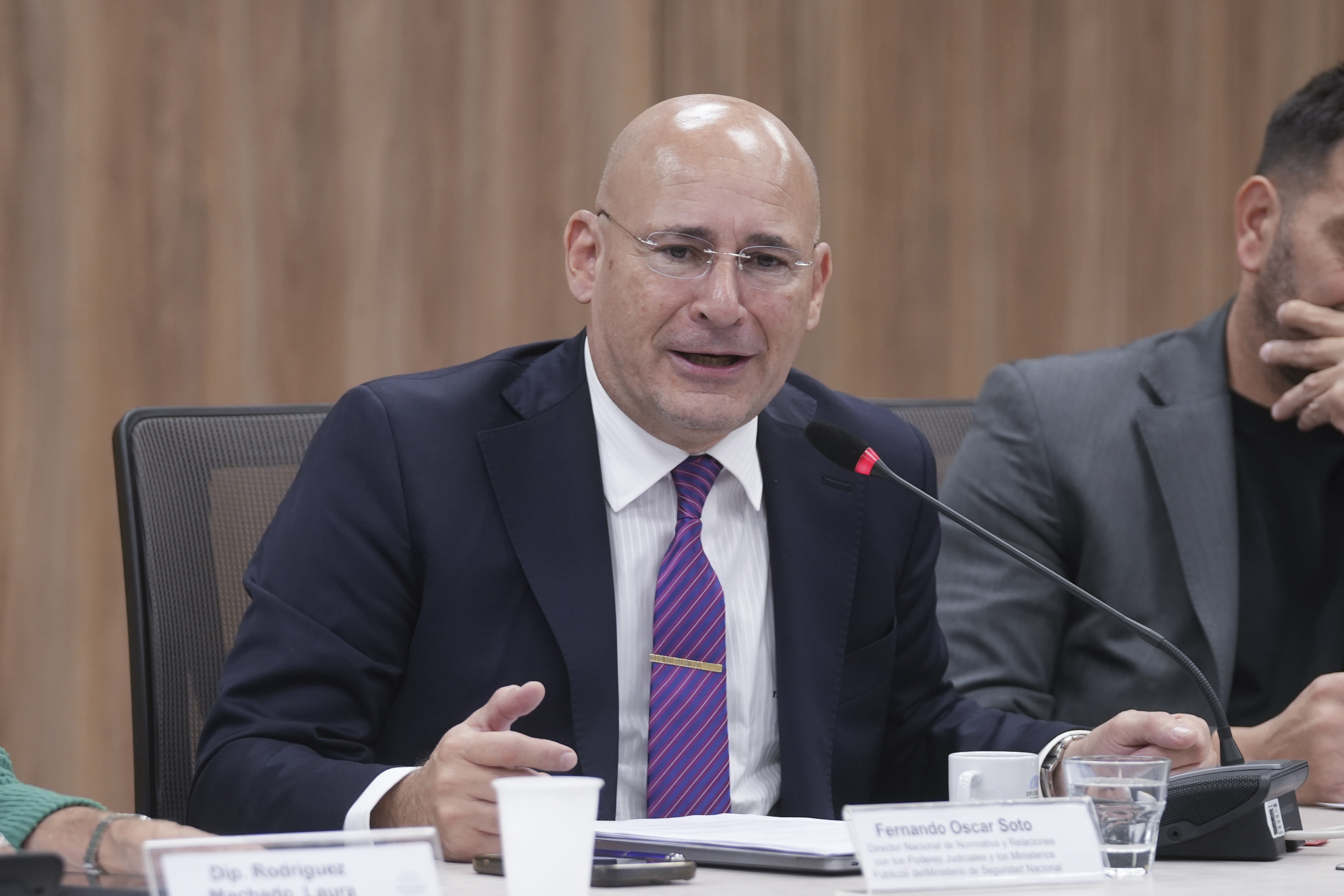 Galeria de imagenes de la noticia REPRESENTANTES DEL MINISTERIO DE SEGURIDAD Y DE AFA RESPALDARON EL PROYECTO ANTI BARRAS EN EL FÚTBOL