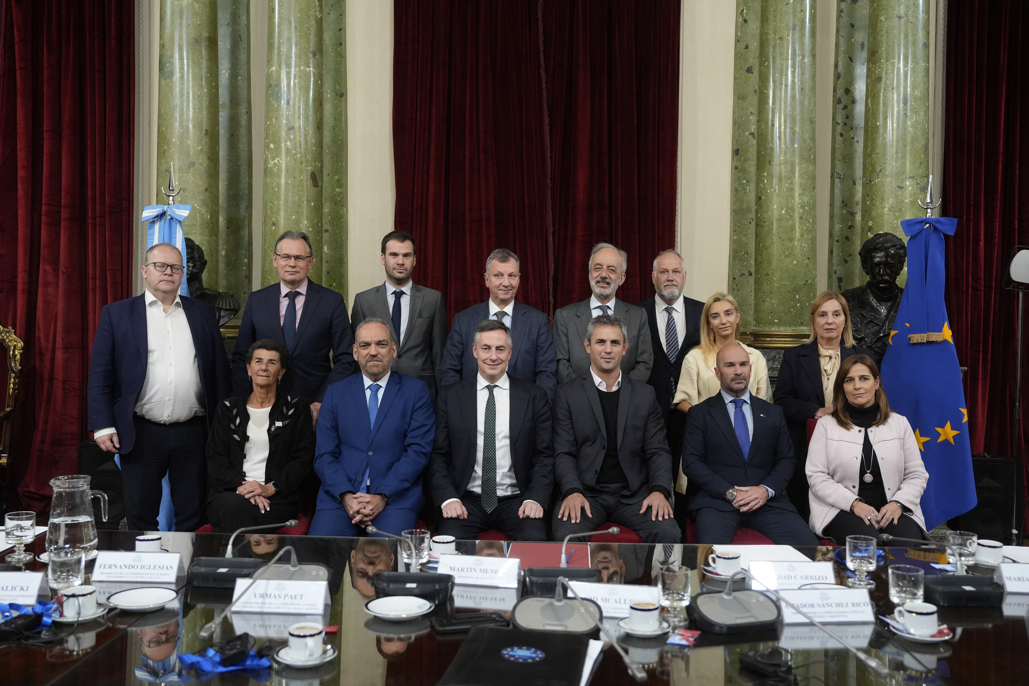 Galeria de imagenes de la noticia ACUERDO MERCOSUR-UNIÓN EUROPEA: UNA COMISIÓN DEL PARLAMENTO EUROPEO VISITÓ LA CÁMARA DE DIPUTADOS