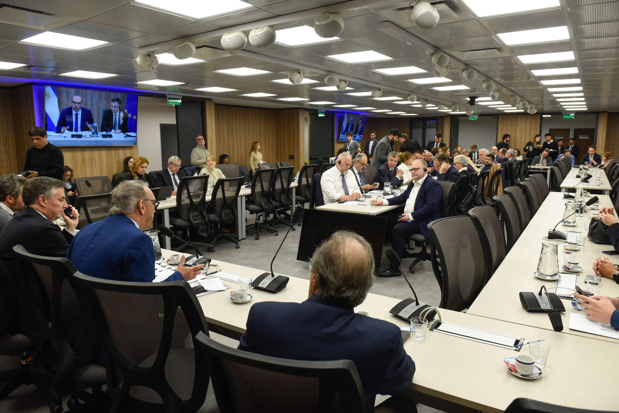 Galeria de imagenes de la noticia ACUERDO MERCOSUR-UNIÓN EUROPEA: UNA COMISIÓN DEL PARLAMENTO EUROPEO VISITÓ LA CÁMARA DE DIPUTADOS