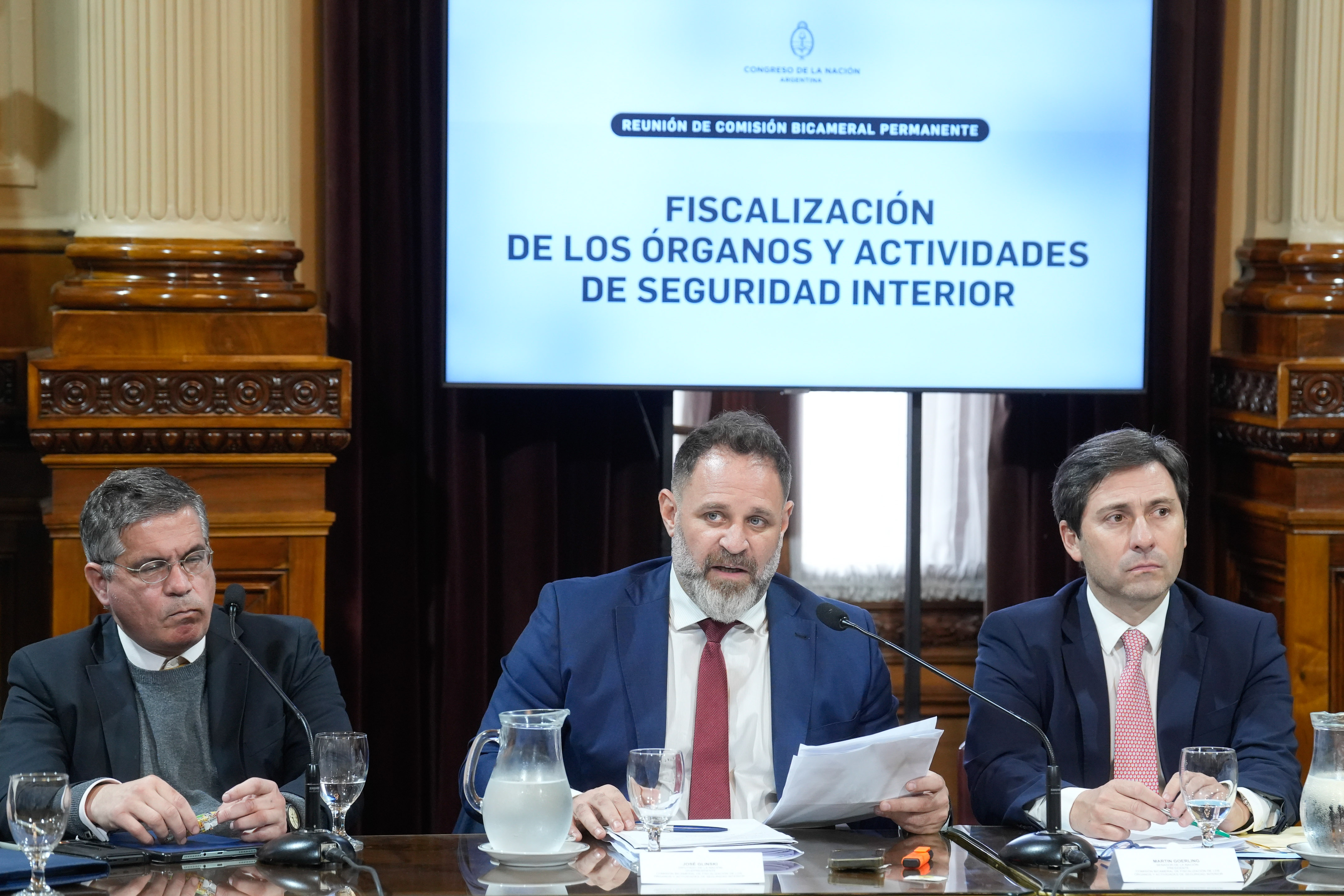 Galeria de imagenes de la noticia FUNCIONARIOS EXPUSIERON SOBRE LOS CAMBIOS EN LAS FUERZAS DE SEGURIDAD NACIONAL