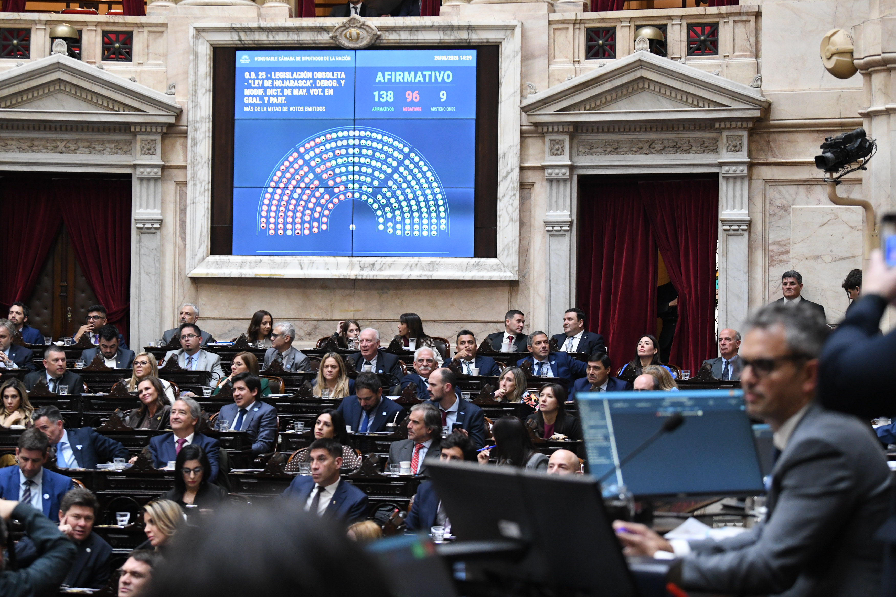 Galeria de imagenes de la noticia DIPUTADOS DIO MEDIA SANCIÓN AL PROYECTO DE “LEY HOJARASCA”