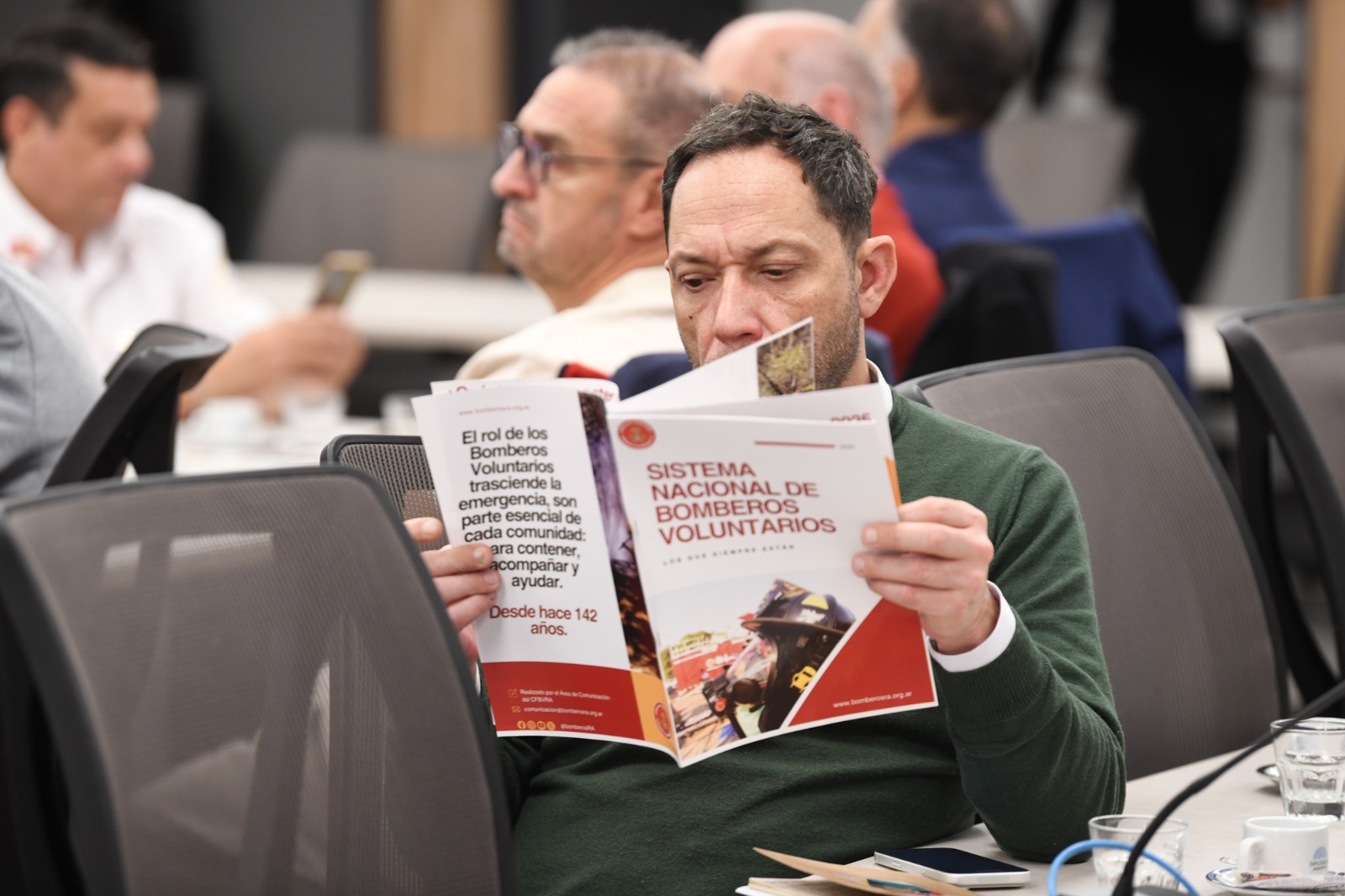 Galeria de imagenes de la noticia AUTORIDADES DEL SISTEMA NACIONAL DE BOMBEROS VOLUNTARIOS EXPUSIERON EN DIPUTADOS SOBRE ALCANCES DE LA LEY 25.054