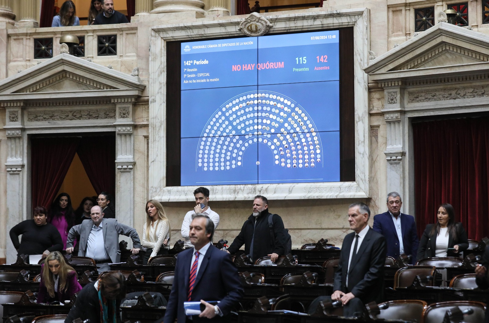 Galeria de imagenes de la noticia LA CÁMARA DE DIPUTADOS REALIZÓ MANIFESTACIONES EN MINORÍA