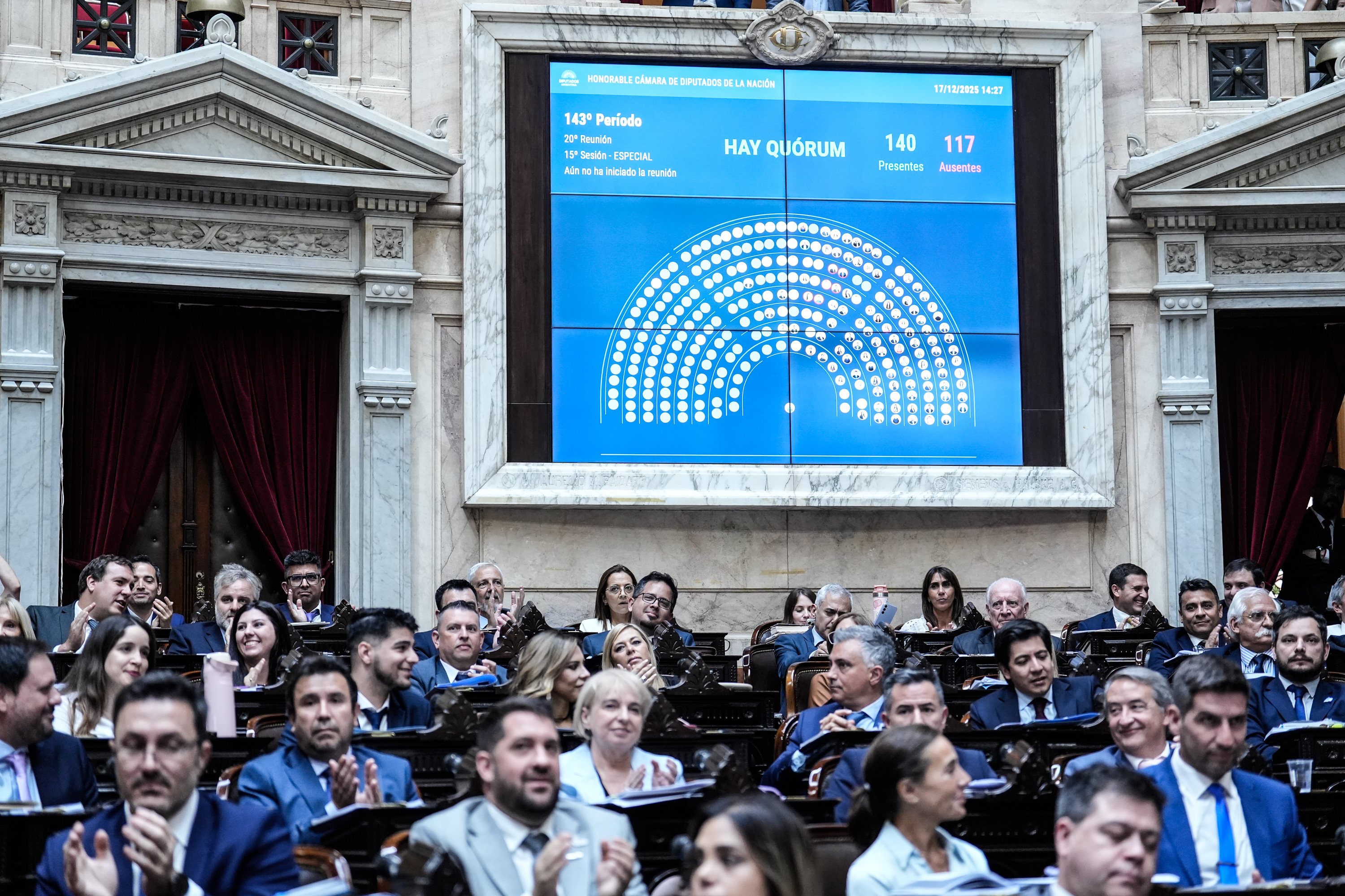 Galeria de imagenes de la noticia EL PRESUPUESTO 2026 OBTUVO MEDIA SANCIÓN EN LA CÁMARA DE DIPUTADOS