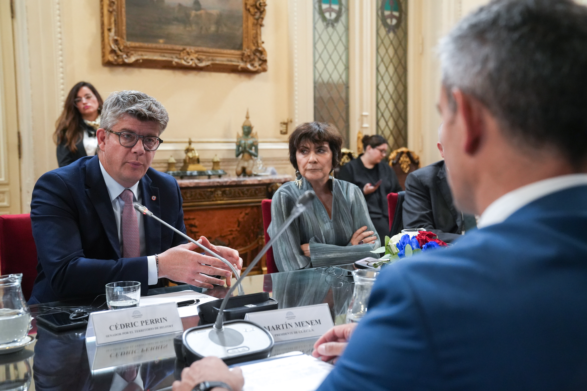 Galeria de imagenes de la noticia MARTÍN MENEM RECIBIÓ A UNA DELEGACIÓN DE SENADORES FRANCESES PARA FORTALECER LA COOPERACIÓN BILATERAL