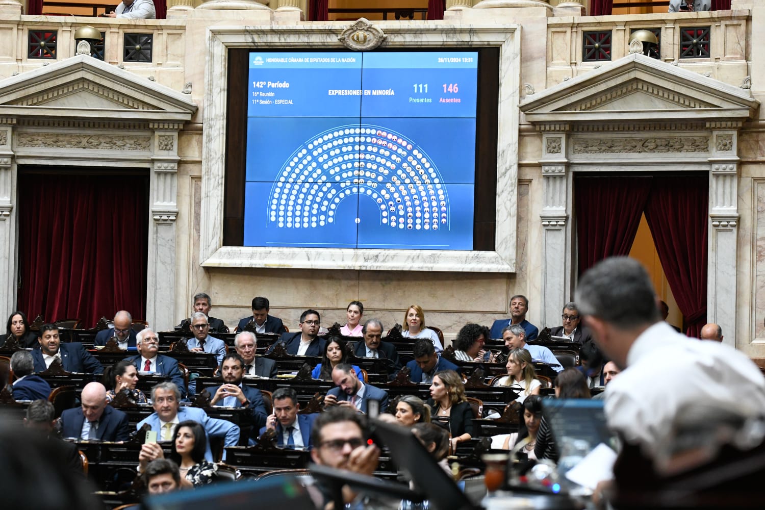 Galeria de imagenes de la noticia FRACASARON SESIONES PARA TRATAR LA LEY SINDICAL Y EL DNU DE CANJE DE DEUDA