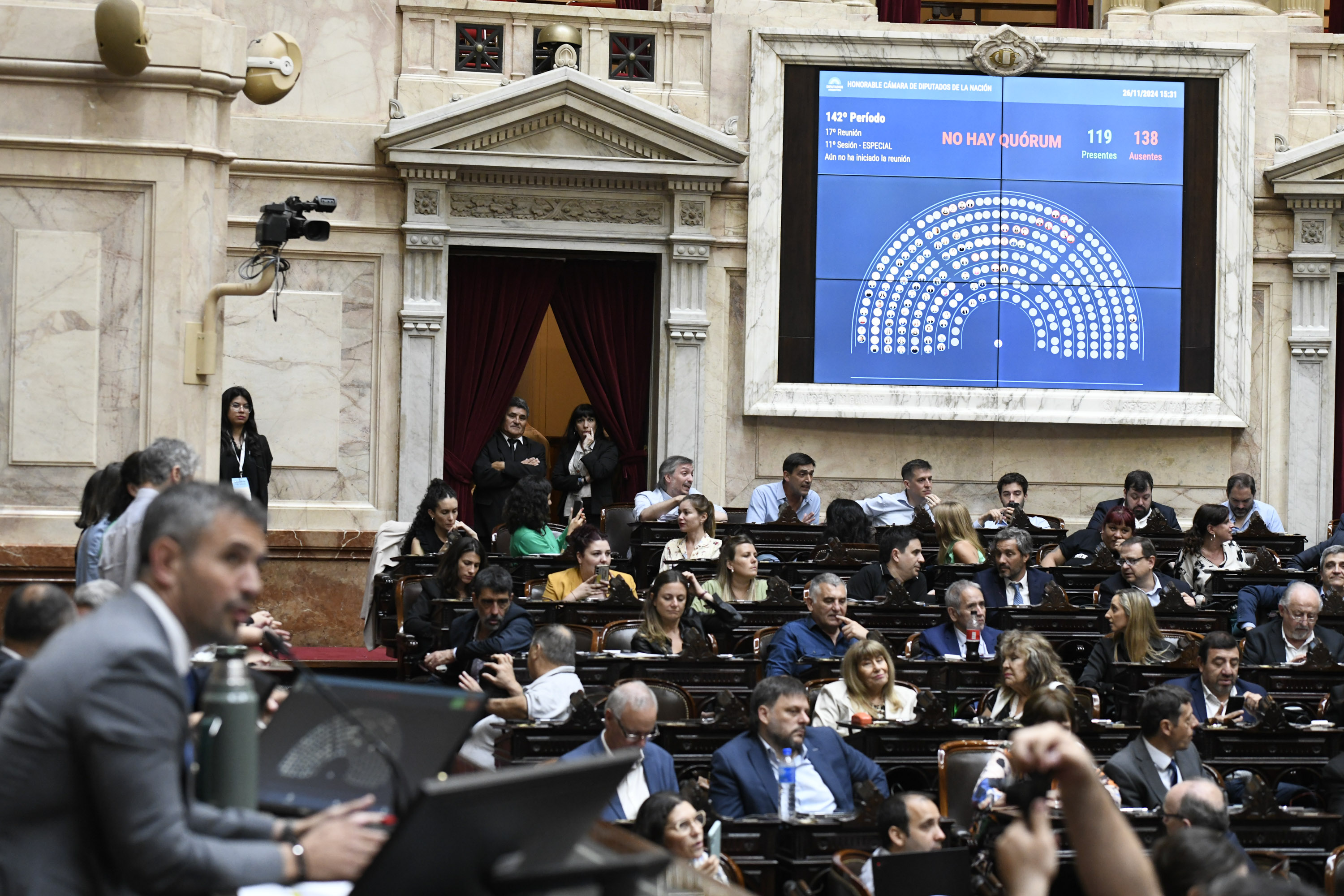 Galeria de imagenes de la noticia FRACASARON SESIONES PARA TRATAR LA LEY SINDICAL Y EL DNU DE CANJE DE DEUDA