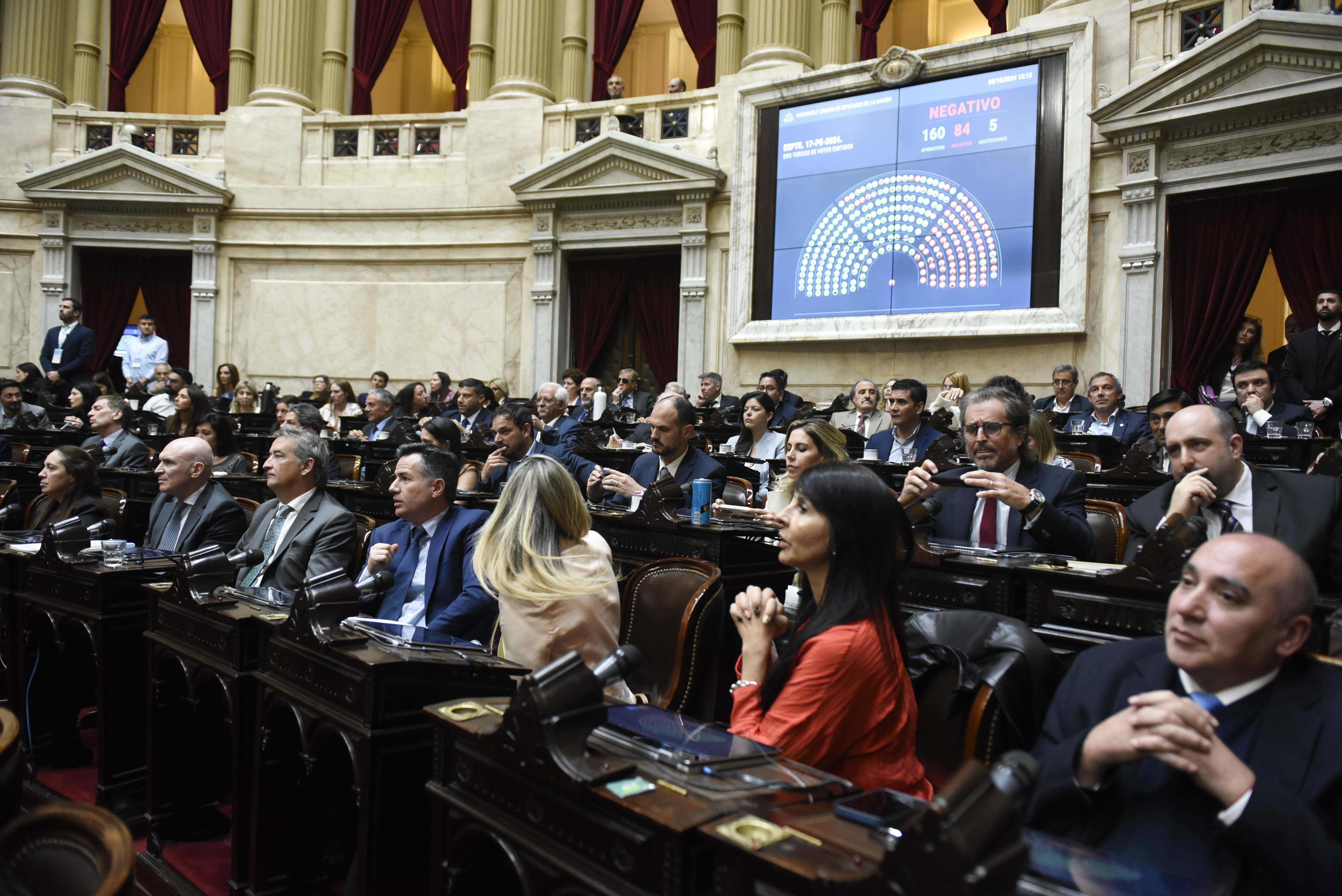 Galeria de imagenes de la noticia LA CÁMARA DE DIPUTADOS RESPALDÓ EL VETO DEL PODER EJECUTIVO A LA LEY FINANCIAMIENTO UNIVERSITARIO