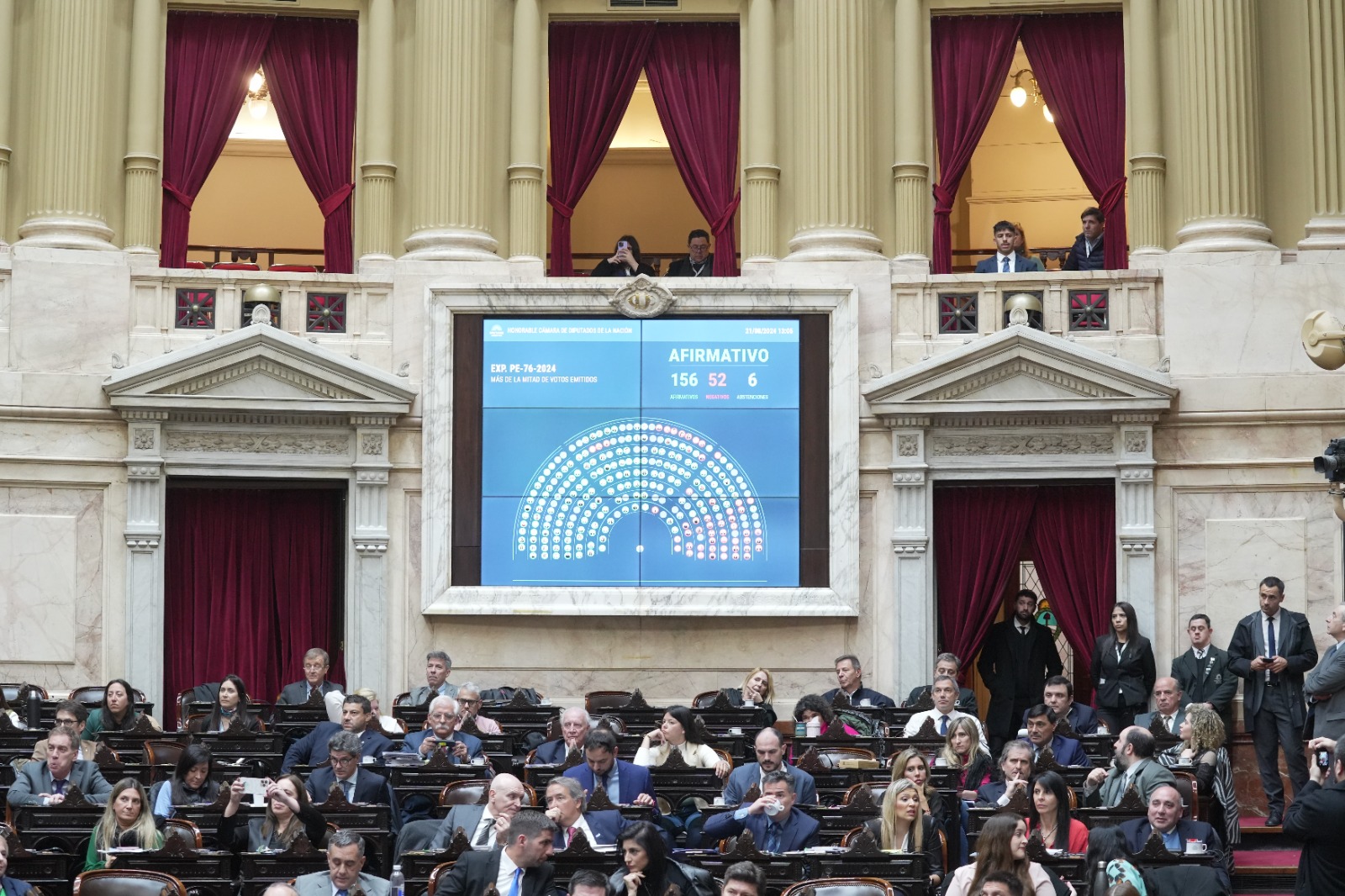 Galeria de imagenes de la noticia DIPUTADOS TRATÓ EL DNU QUE DISPONE UNA ASIGNACION ADICIONAL AL PRESUPUESTO DE LA SIDE