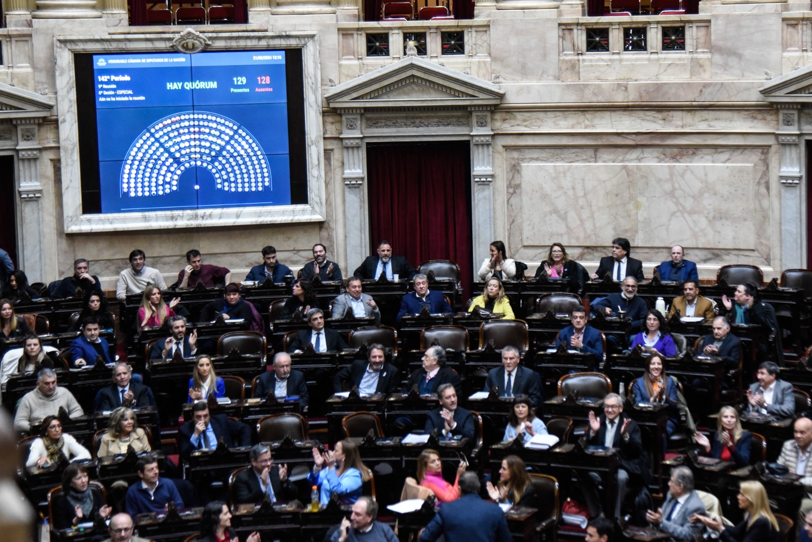 Galeria de imagenes de la noticia DIPUTADOS TRATÓ EL DNU QUE DISPONE UNA ASIGNACION ADICIONAL AL PRESUPUESTO DE LA SIDE