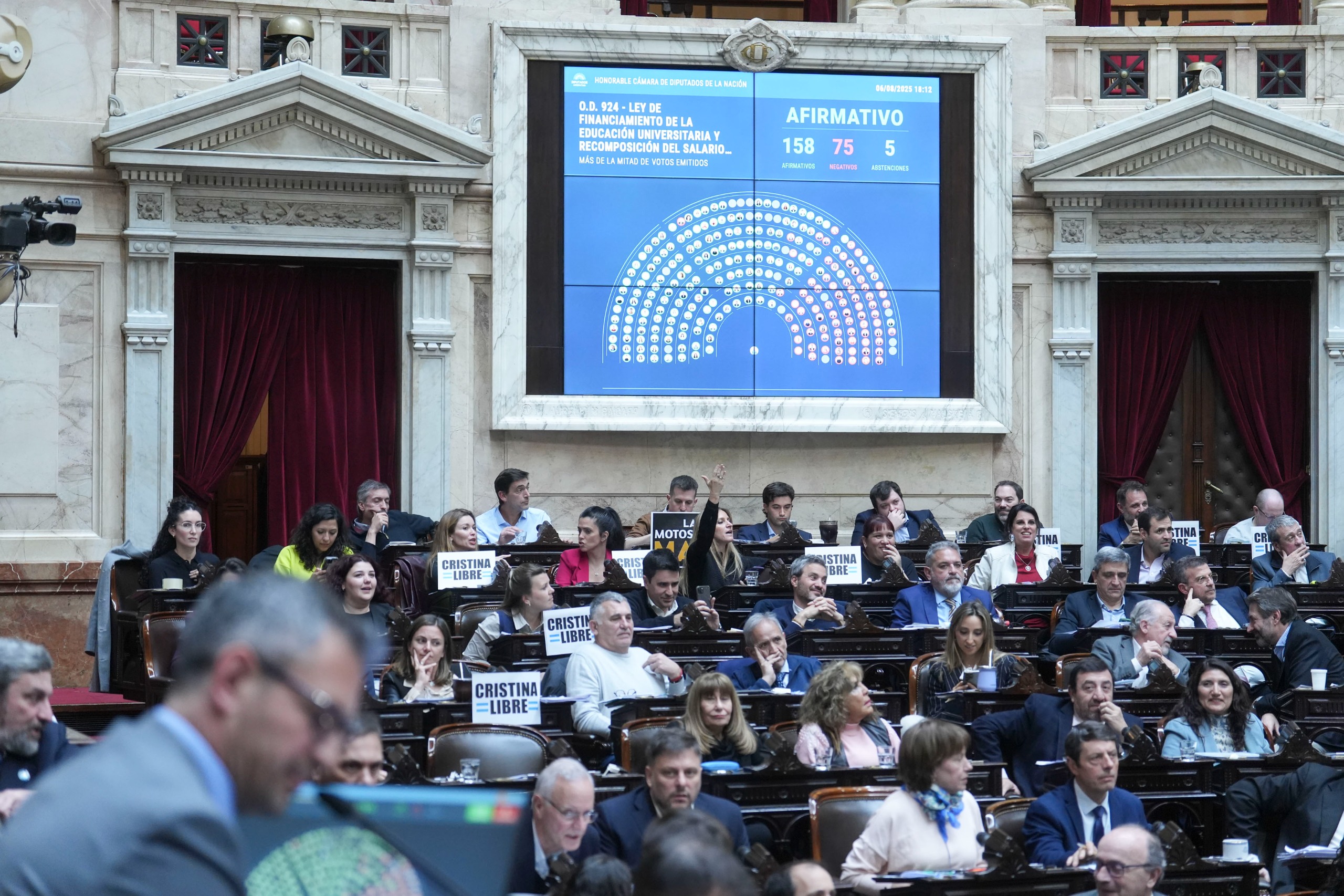 Galeria de imagenes de la noticia DIPUTADOS DIO MEDIA SANCIÓN AL PROYECTO DE LEY DE FINANCIAMIENTO UNIVERSITARIO
