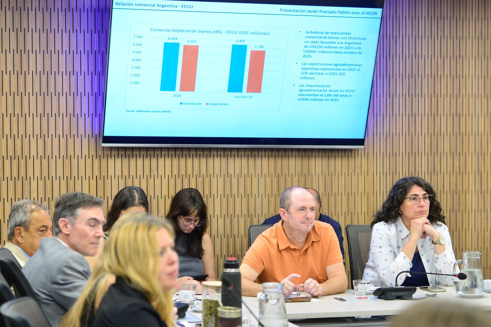 Galeria de imagenes de la noticia CON INVITADOS, LA COMISIÓN DE COMERCIO DEBATIÓ SOBRE EL ACUERDO COMERCIAL ENTRE ARGENTINA Y ESTADOS UNIDOS