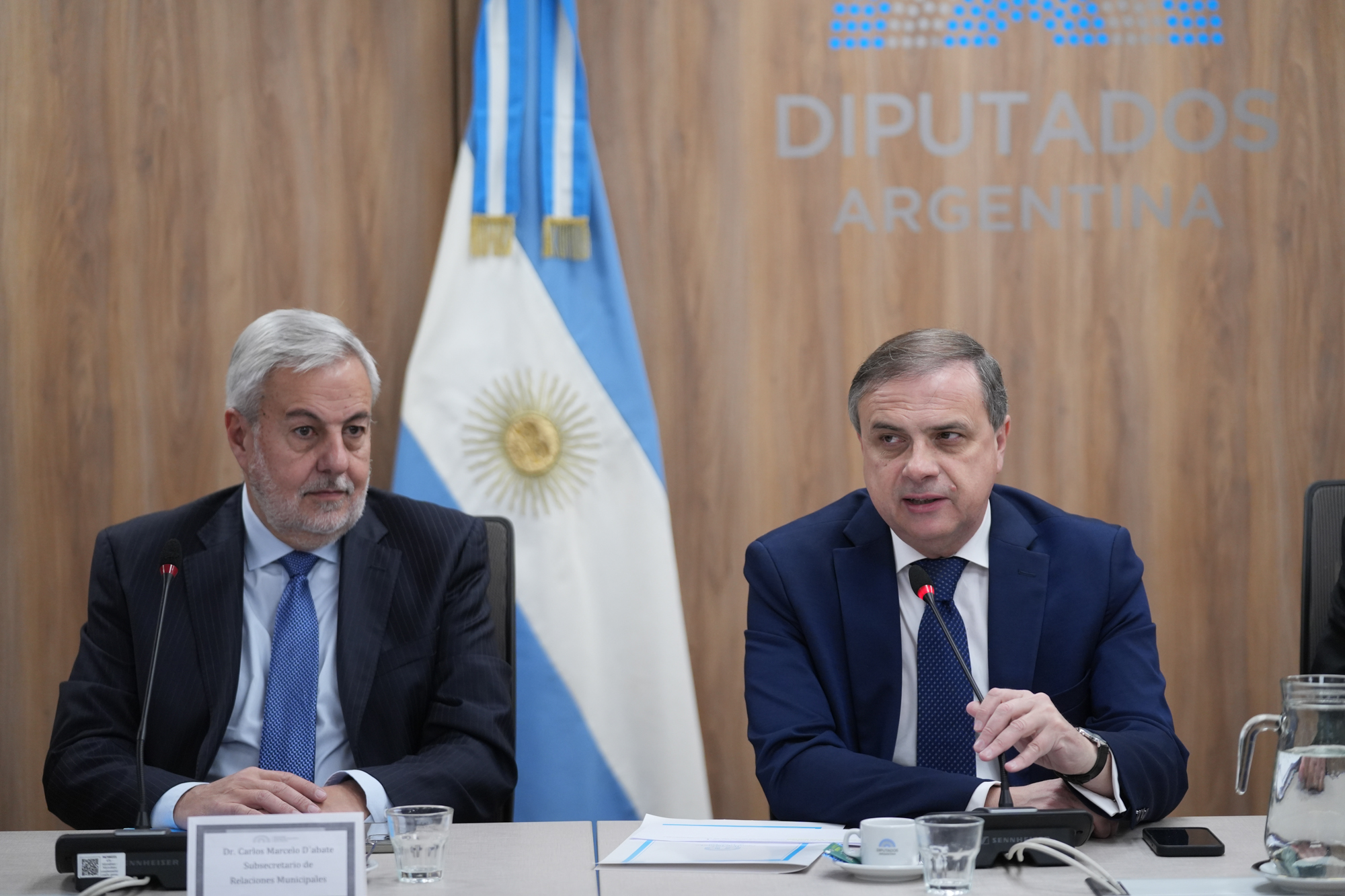 Galeria de imagenes de la noticia CARLOS D’ABATE, SUBSECRETARIO DE RELACIONES MUNICIPALES, EXPUSO EN DIPUTADOS 