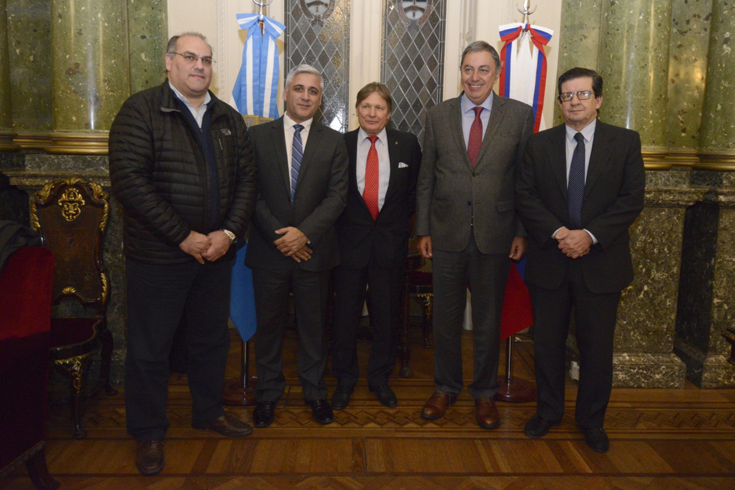 LEGISLADORES DE AMBAS CÁMARAS RECONOCIERON EL TRABAJO LOGRADO CON EL EX EMBAJADOR RUSO 