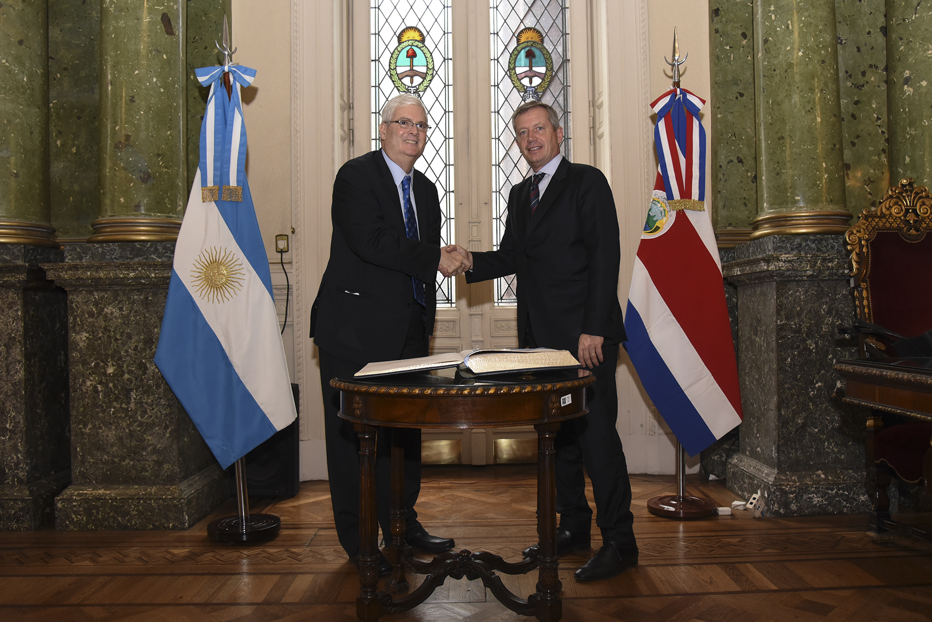 EL CANCILLER DE COSTA RICA, OTRA VISITA DE ALTO NIVEL QUE REFUERZA VÍNCULOS DIPLOMÁTICOS 