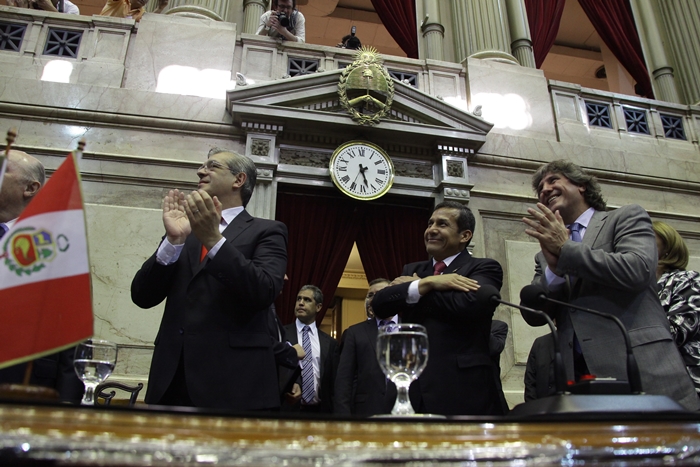 Visita del Presidente de la República del Perú, Ollanta Humala, a la HCDN Visita del Presidente de la República del Perú, Ollanta Humala, a la HCDN