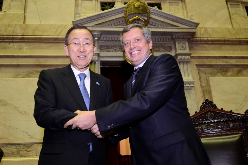 El Secretario General de las Naciones Unidas, Ban Ki-moon, visitó la HCDN El Secretario General de las Naciones Unidas, Ban Ki-moon, visitó la HCDN