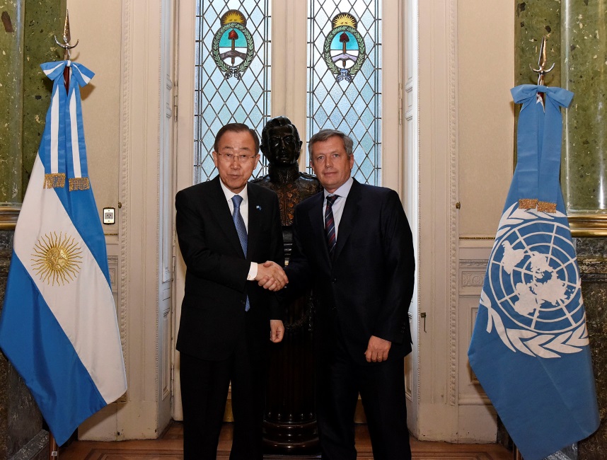 El Secretario General de las Naciones Unidas, Ban Ki-moon, visitó la HCDN El Secretario General de las Naciones Unidas, Ban Ki-moon, visitó la HCDN