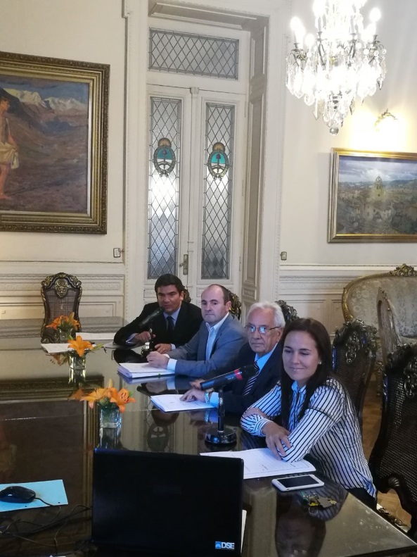 Videoconferencia entre Diputados y Senadores Nacionales y el Embajador Argentino en México Videoconferencia entre Diputados y Senadores Nacionales y el Embajador Argentino en México