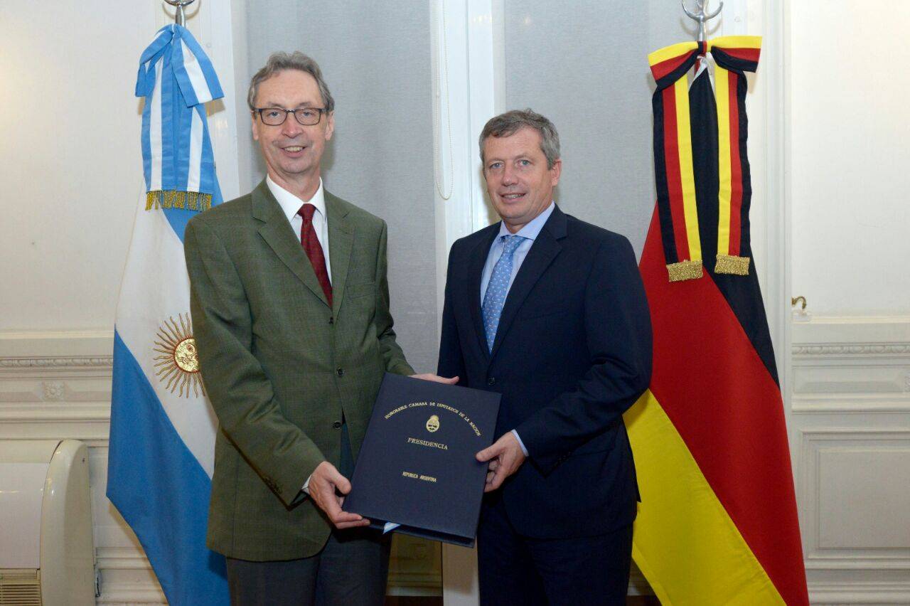Monzó recibió la visita del Embajador alemán Monzó recibió la visita del Embajador alemán