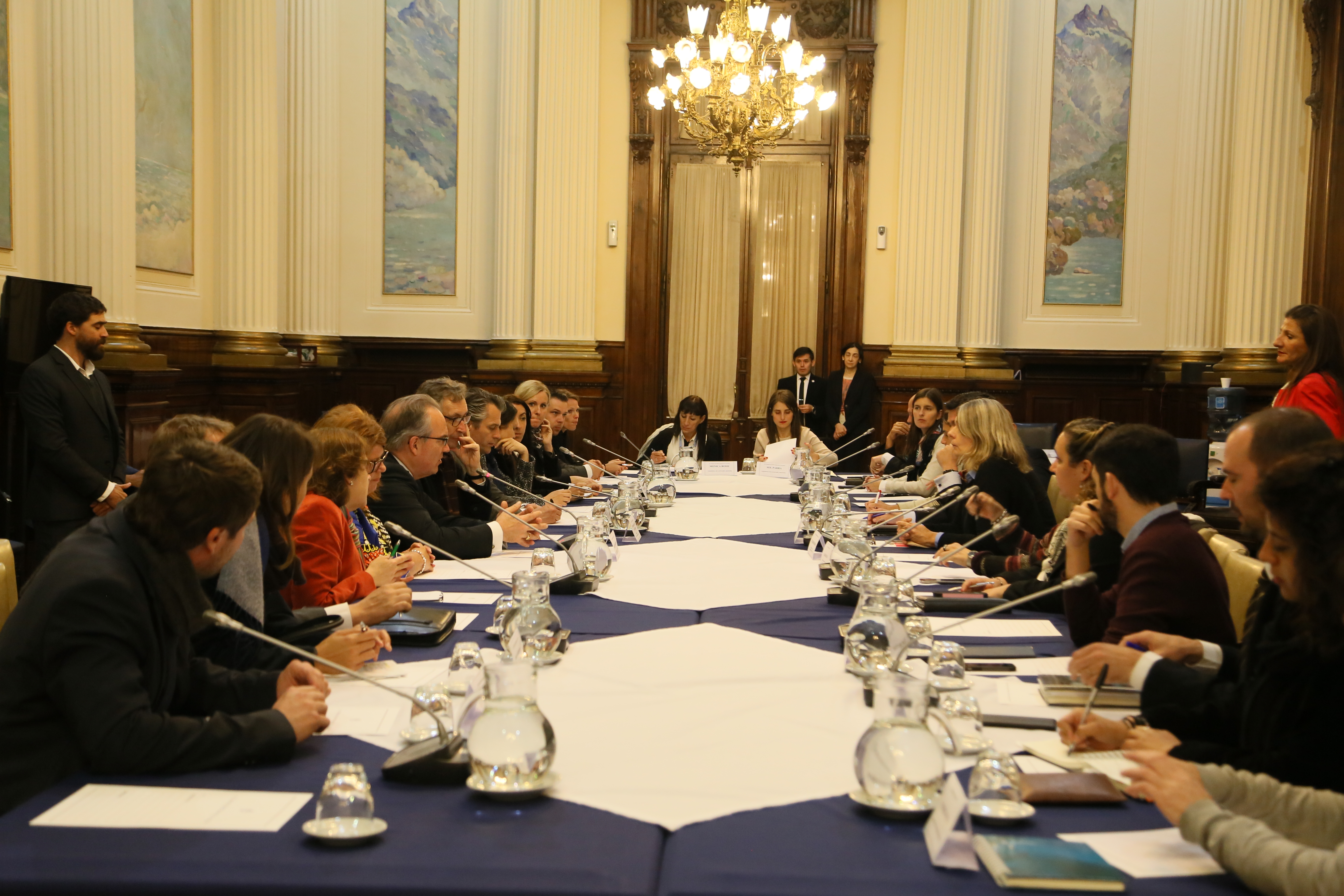 Reunión para ultimar detalles de la visita oficial de Angela Merkel a la Argentina Reunión para ultimar detalles de la visita oficial de Angela Merkel a la Argentina