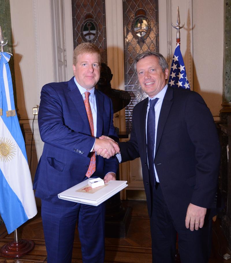 Reunión para profundizar las relaciones comerciales entre la República Argentina y los Estados Unidos de América