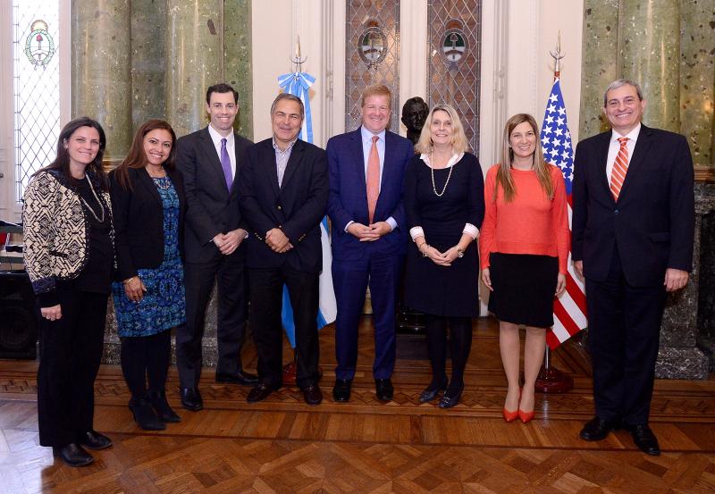 Reunión para profundizar las relaciones comerciales entre la República Argentina y los Estados Unidos de América
