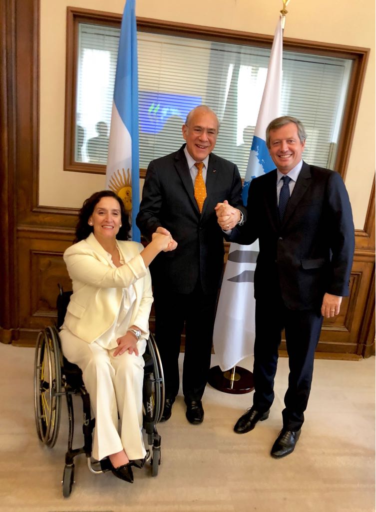 Monzó y Michetti se reunieron con el Secretario General de la OCDE Monzó y Michetti se reunieron con el Secretario General de la OCDE