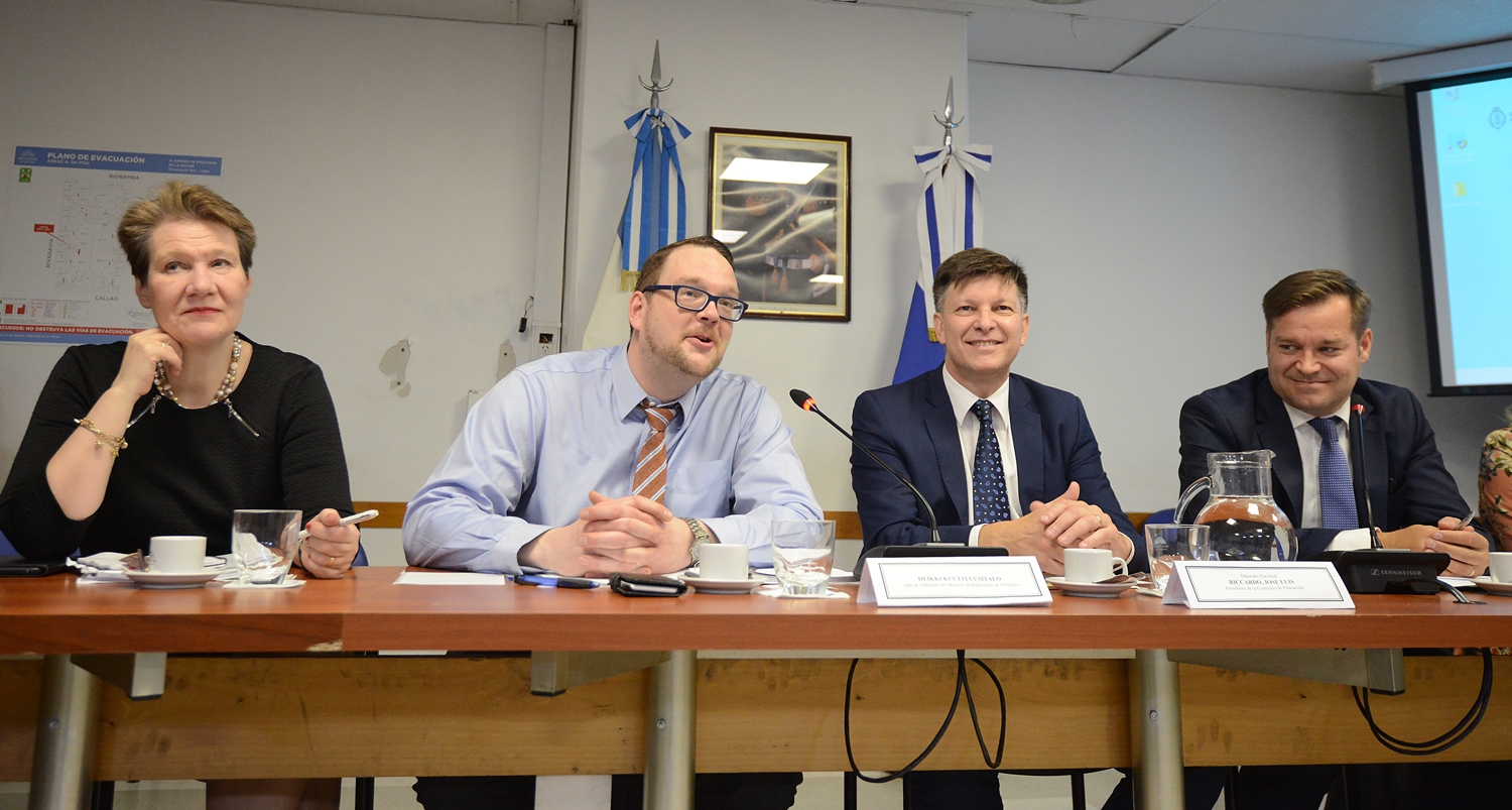 Diputados Nacionales recibieron a funcionarios de la República de Finlandia