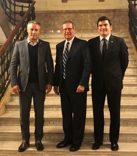 Visita del diputado nicaragüense Alfredo Aguirre