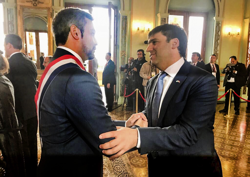 Monzó encabezó la delegación parlamentaria en la jura del nuevo Presidente del Paraguay Monzó encabezó la delegación parlamentaria en la jura del nuevo Presidente del Paraguay