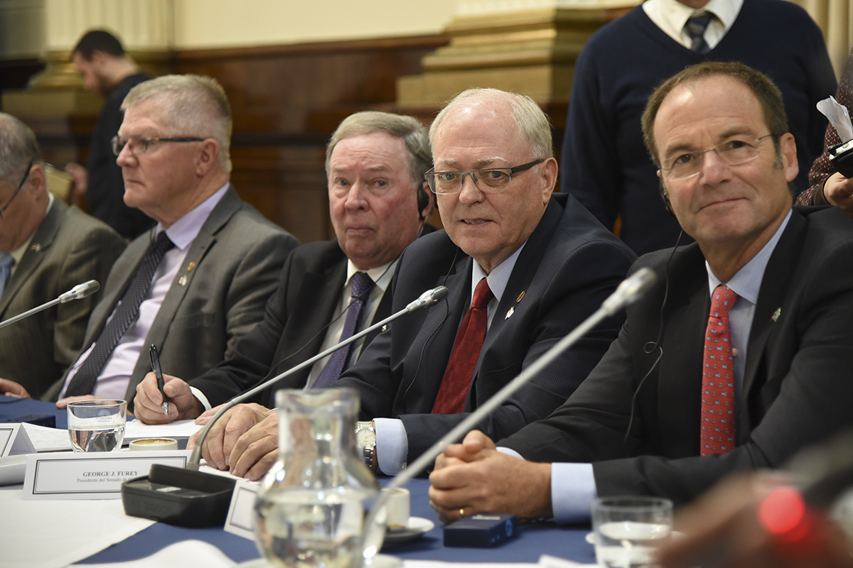 El Presidente del Senado de Canadá, George Furey, visitó la H. Cámara de Diputados de la Nación El Presidente del Senado de Canadá, George Furey, visitó la H. Cámara de Diputados de la Nación