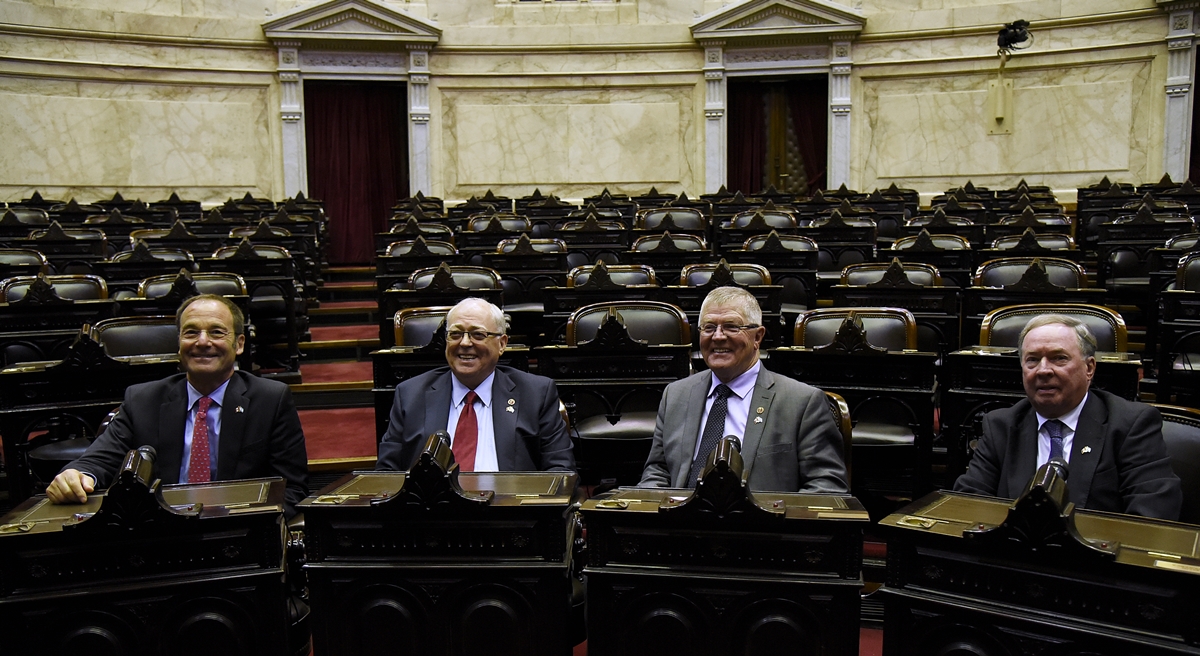 El Presidente del Senado de Canadá, George Furey, visitó la H. Cámara de Diputados de la Nación El Presidente del Senado de Canadá, George Furey, visitó la H. Cámara de Diputados de la Nación