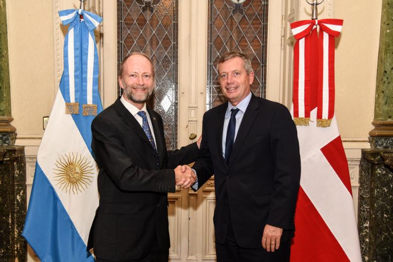El Embajador danés en el país se reunió con el Presidente de la H. Cámara de Diputados de la Nación El Embajador danés en el país se reunió con el Presidente de la H. Cámara de Diputados de la Nación