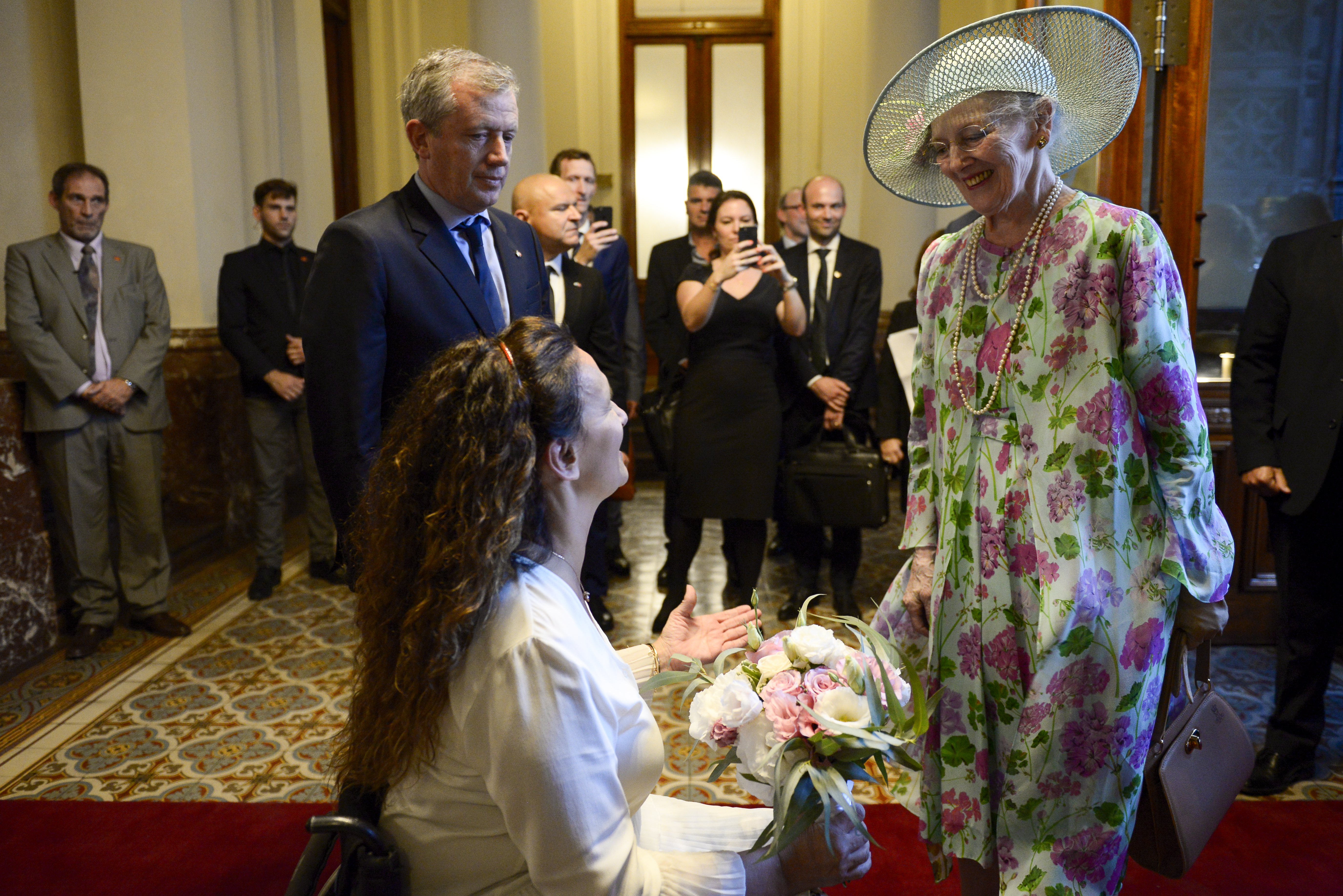 El Congreso recibió con honores a la Reina Margarita II de Dinamarca El Congreso recibió con honores a la Reina Margarita II de Dinamarca