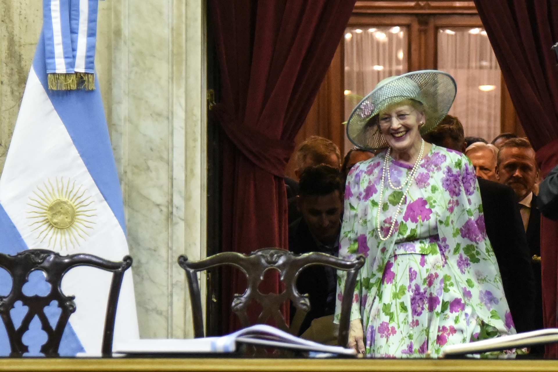 El Congreso recibió con honores a la Reina Margarita II de Dinamarca El Congreso recibió con honores a la Reina Margarita II de Dinamarca